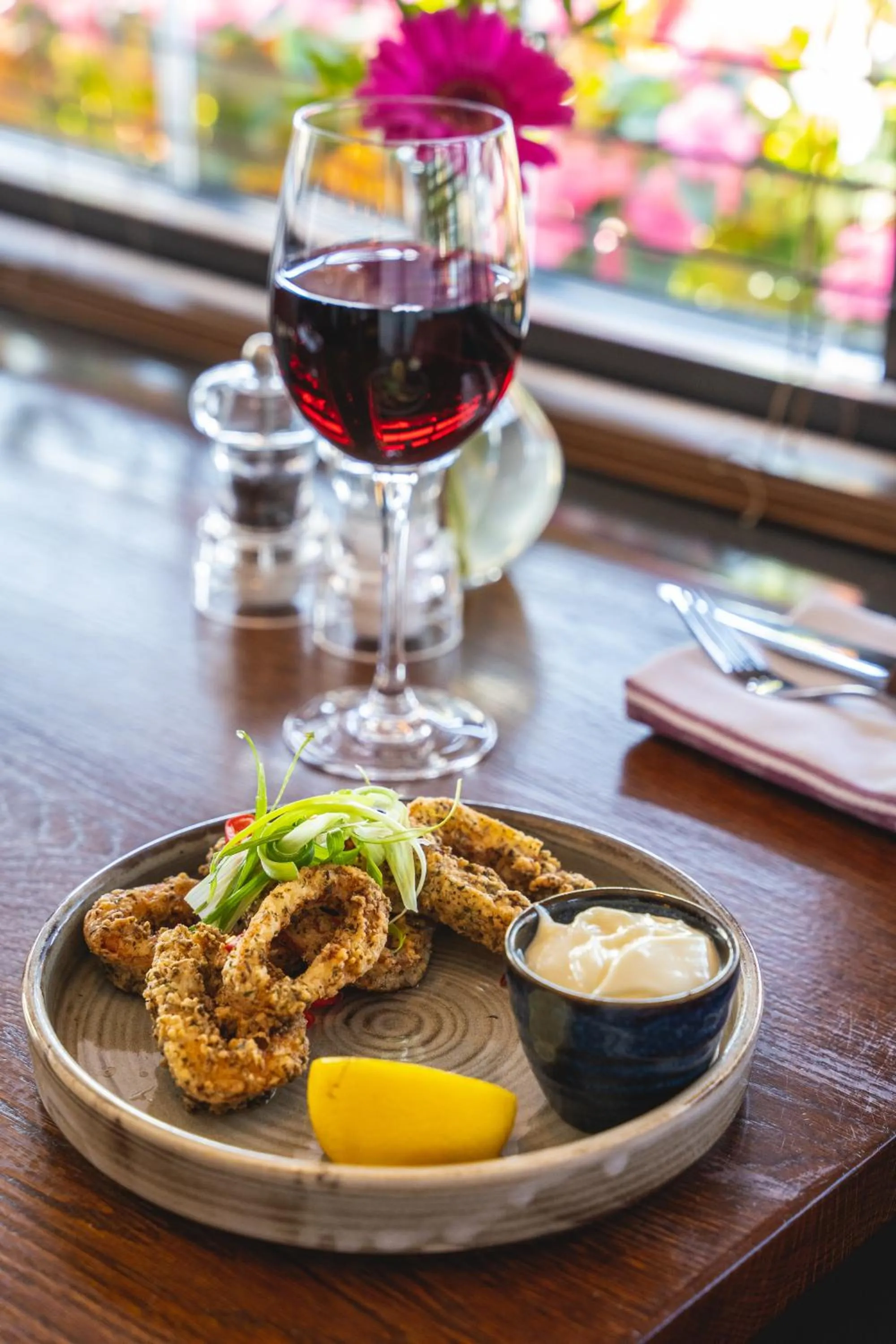 Food in Harper's Steakhouse with Rooms, Southampton Swanwick Marina