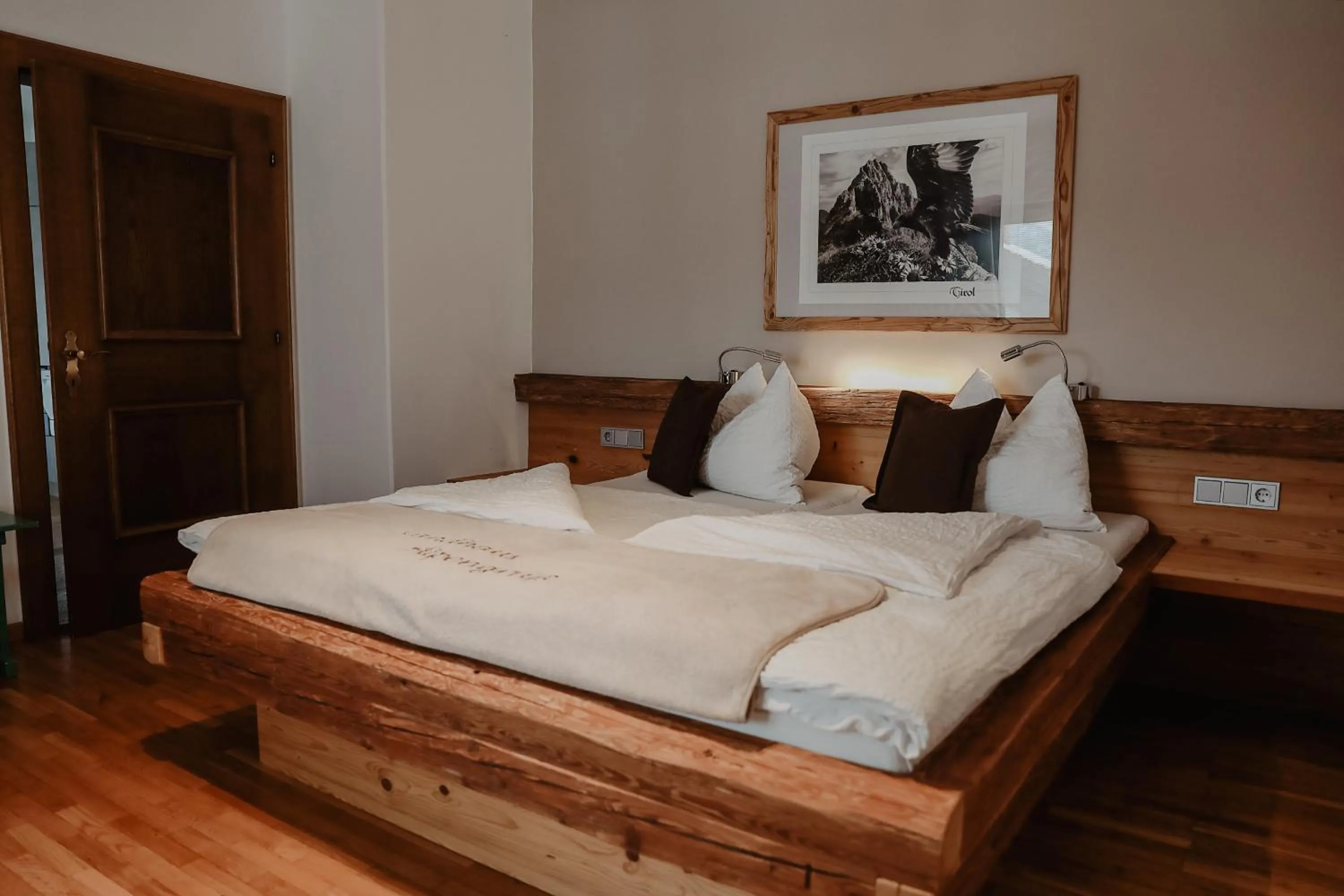 Photo of the whole room, Bed in Landhaus Alpengruss