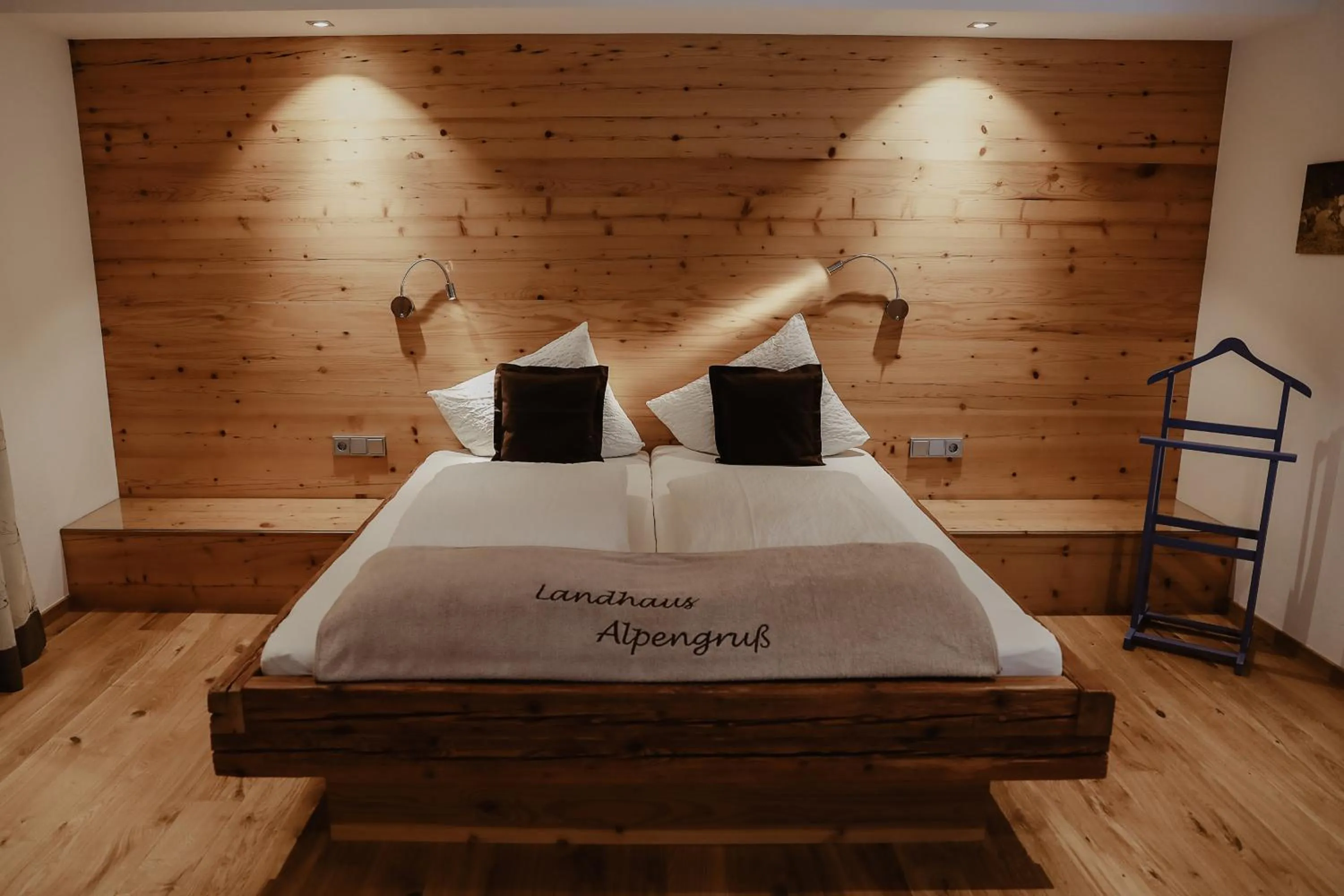 Photo of the whole room, Bed in Landhaus Alpengruss