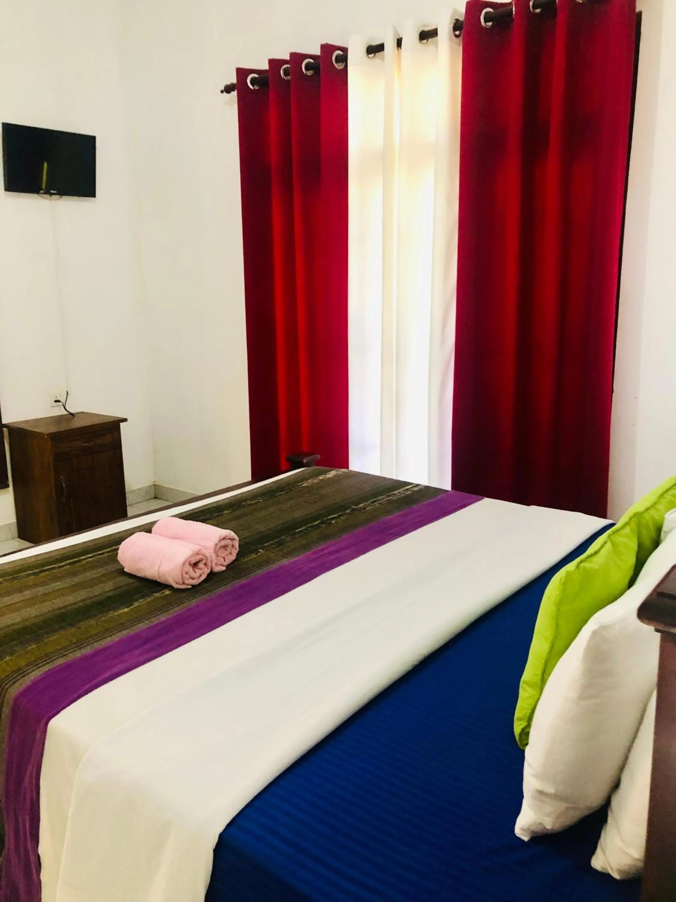 Bed in Bangalawa Resort