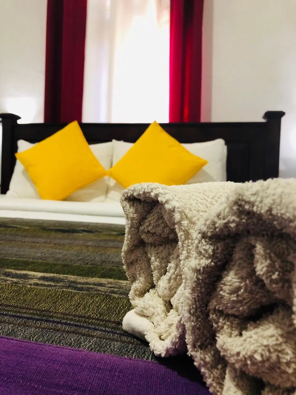 Bed in Bangalawa Resort