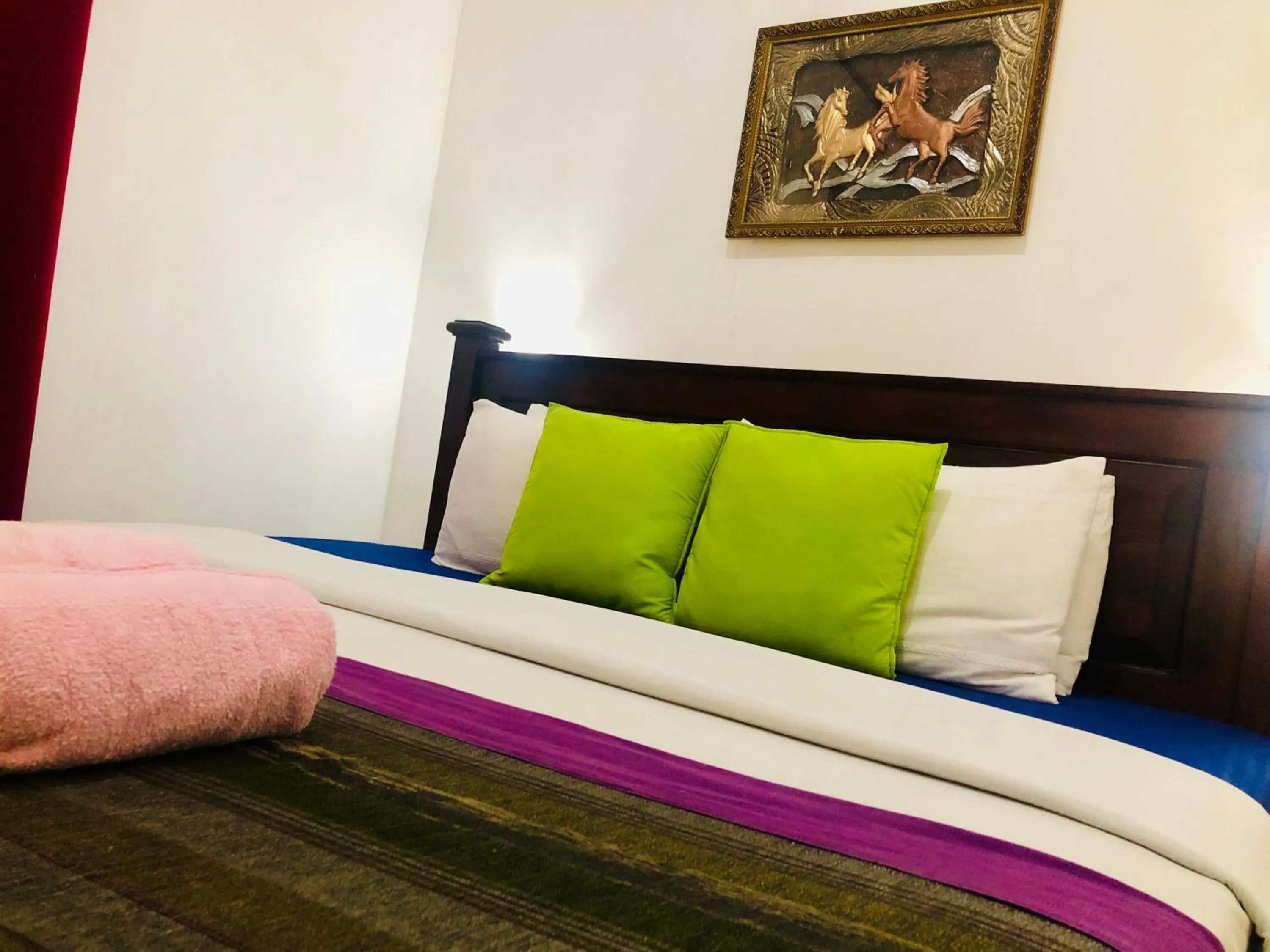 Bed in Bangalawa Resort