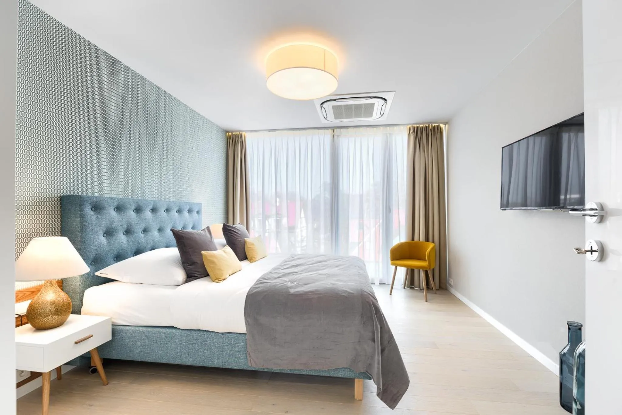 Communal lounge/ TV room, Bed in Dune Resort Mielno - C
