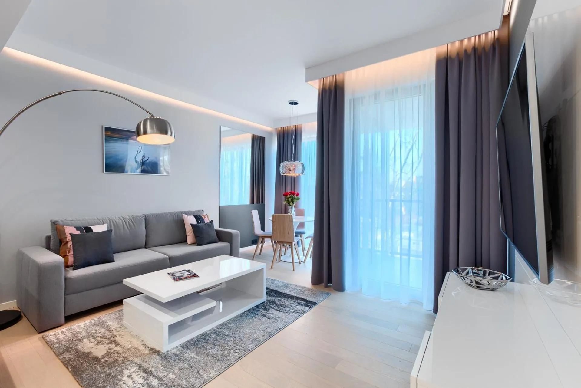 Living room in Dune Resort Mielno - C