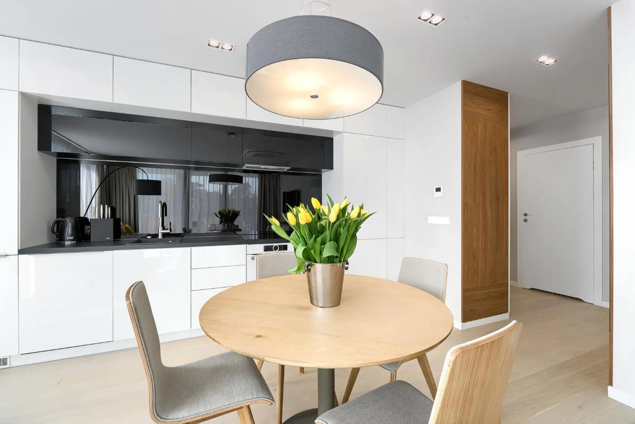 Kitchen or kitchenette in Dune Resort Mielno - C