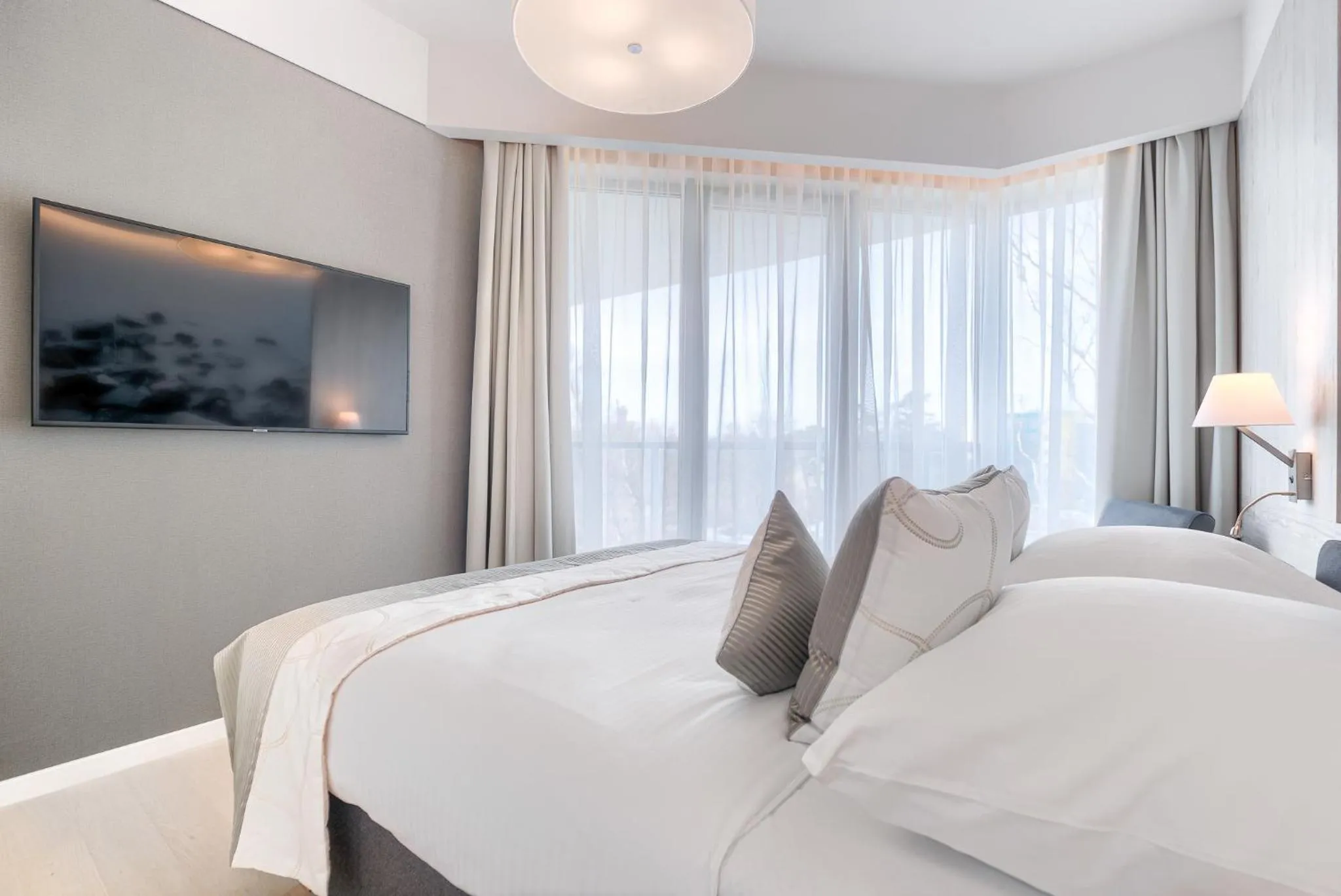 Bedroom, Bed in Dune Resort Mielno - C