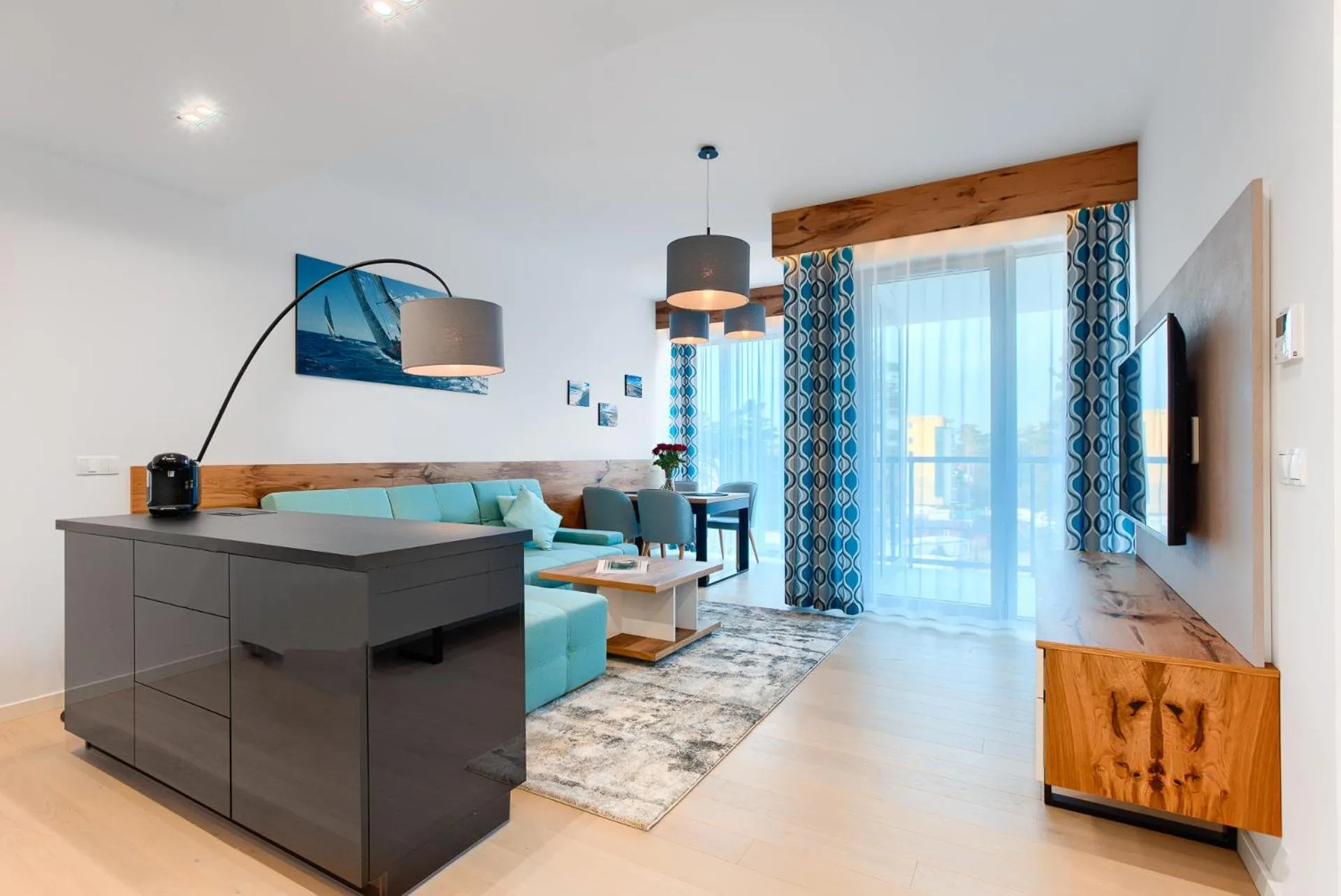 Living room in Dune Resort Mielno - C
