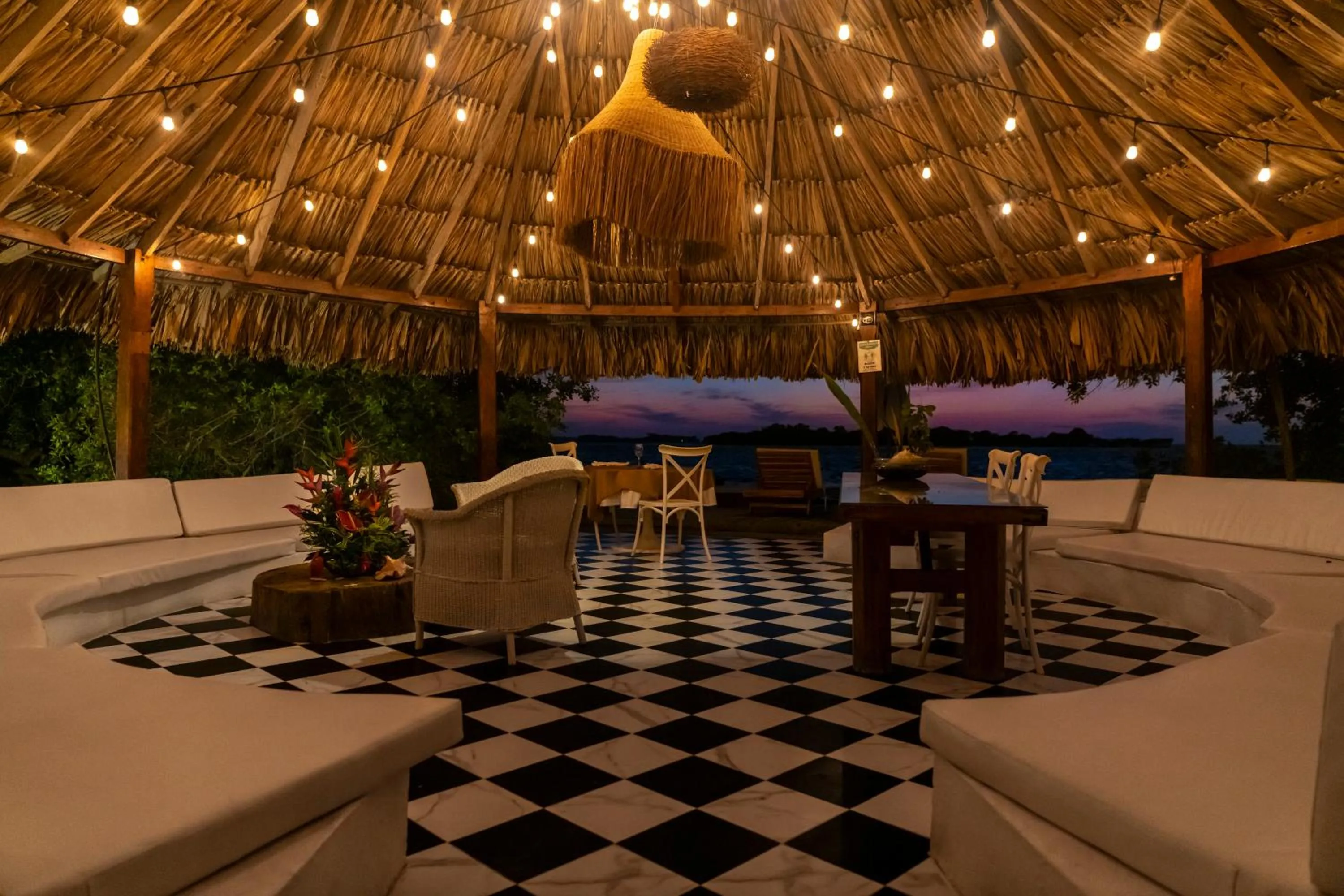 Living room in Hotel Coralina Island