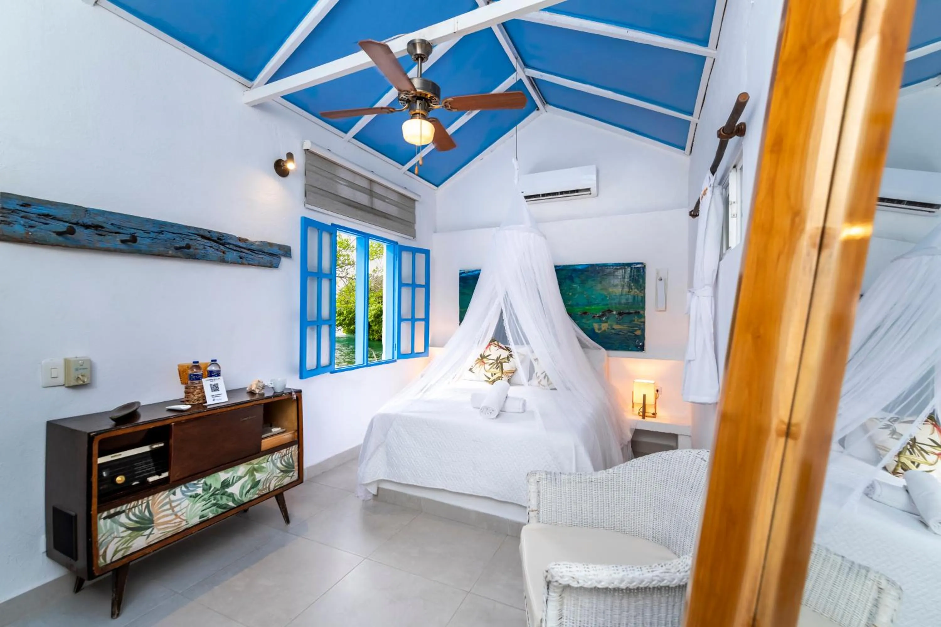 Bed in Hotel Coralina Island