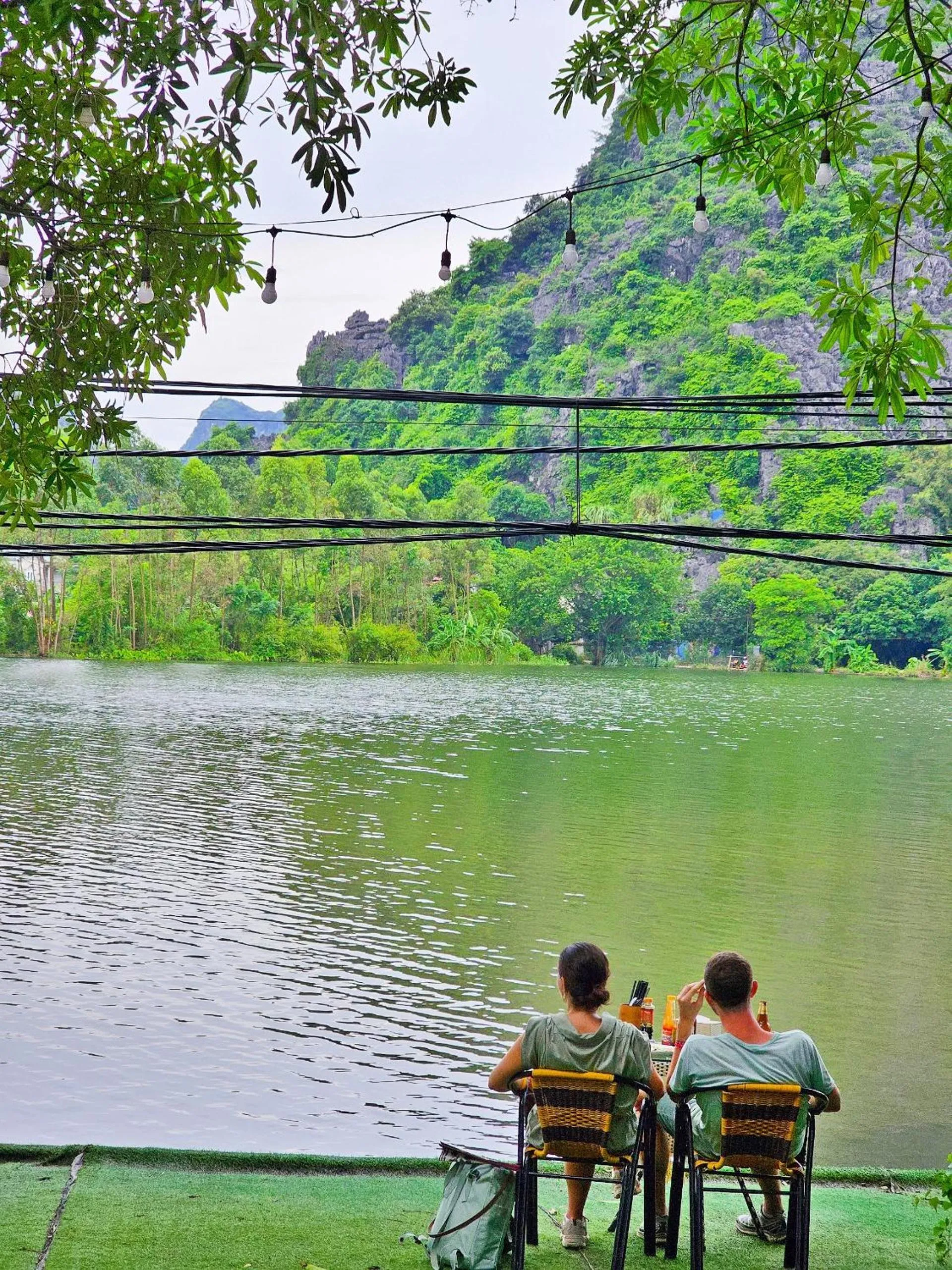 River view in Trang An Lotus Lake Homestay