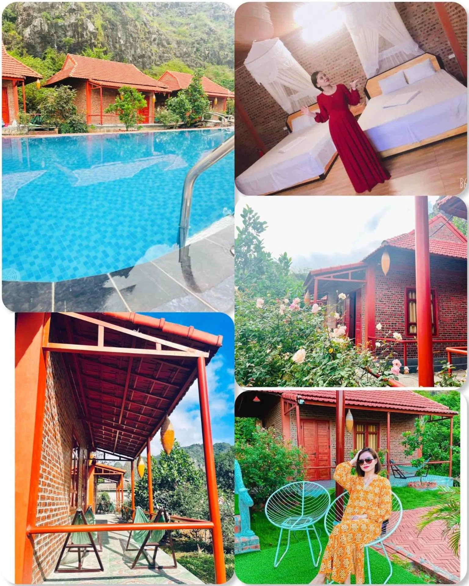 Patio in Trang An Lotus Lake Homestay