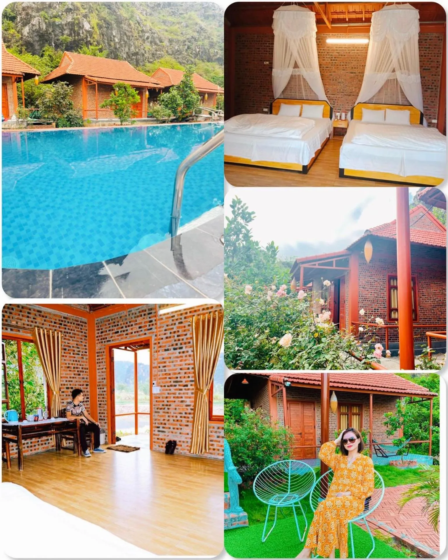 Natural landscape in Trang An Lotus Lake Homestay