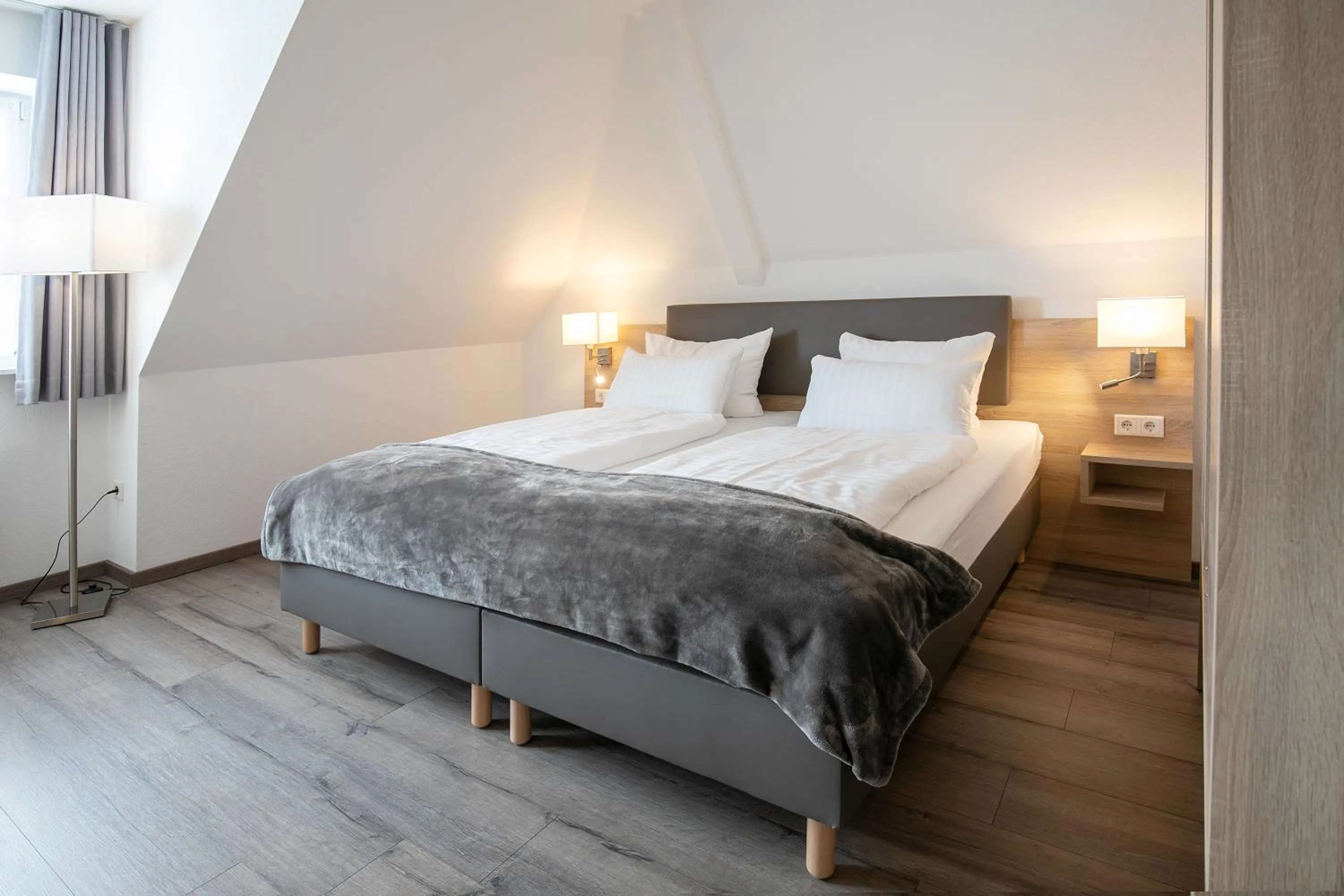 Bed in Landgasthof-Hotel Zum Steverstrand