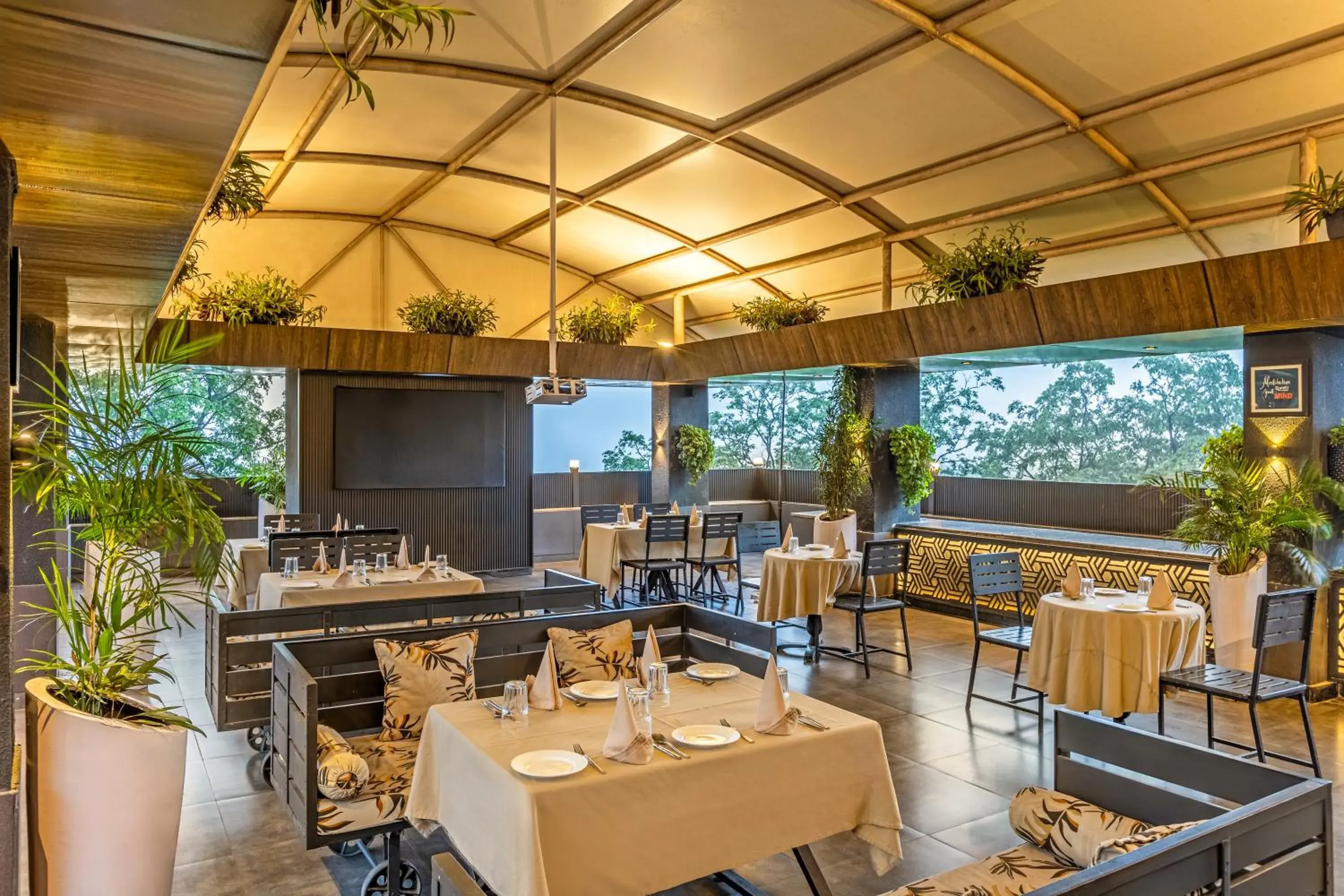 Restaurant/places to eat in Sterling Palm Bliss Wellness Resort, Rishikesh Restaurant/places to eat in Sterling Palm Bliss Wellness Resort, Rishikesh