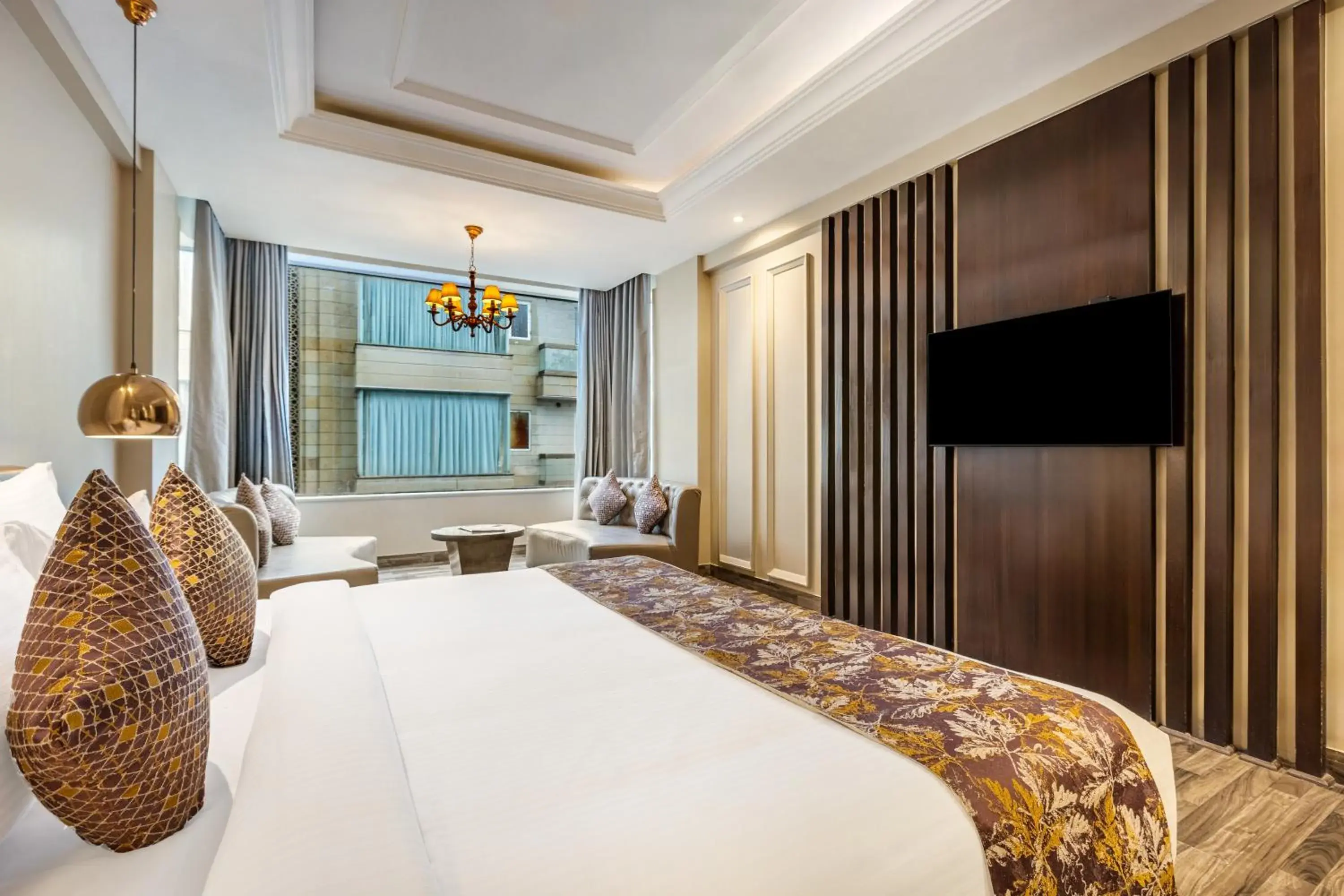 Bedroom, Bed in Sterling Palm Bliss Wellness Resort, Rishikesh Bedroom, Bed in Sterling Palm Bliss Wellness Resort, Rishikesh