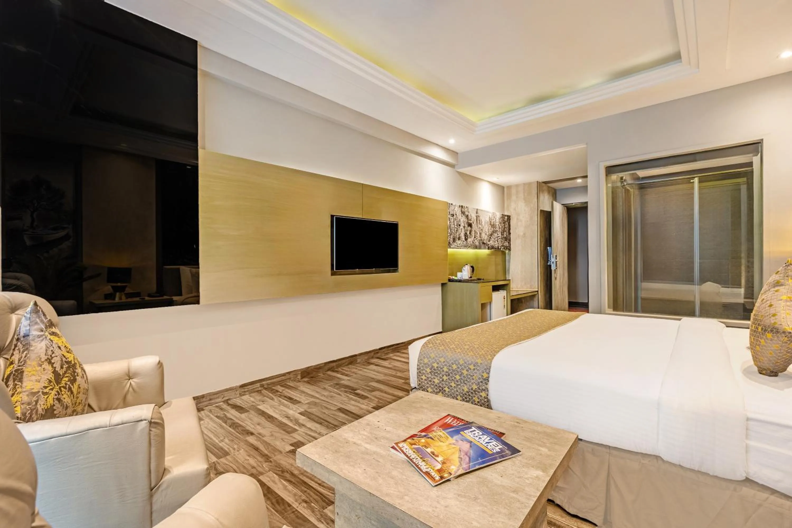 Bedroom, Bed in Sterling Palm Bliss Wellness Resort, Rishikesh