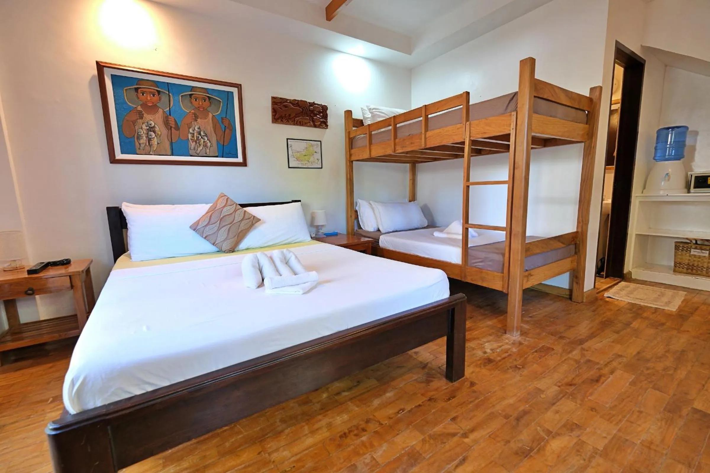 Bed in White Villas Resort