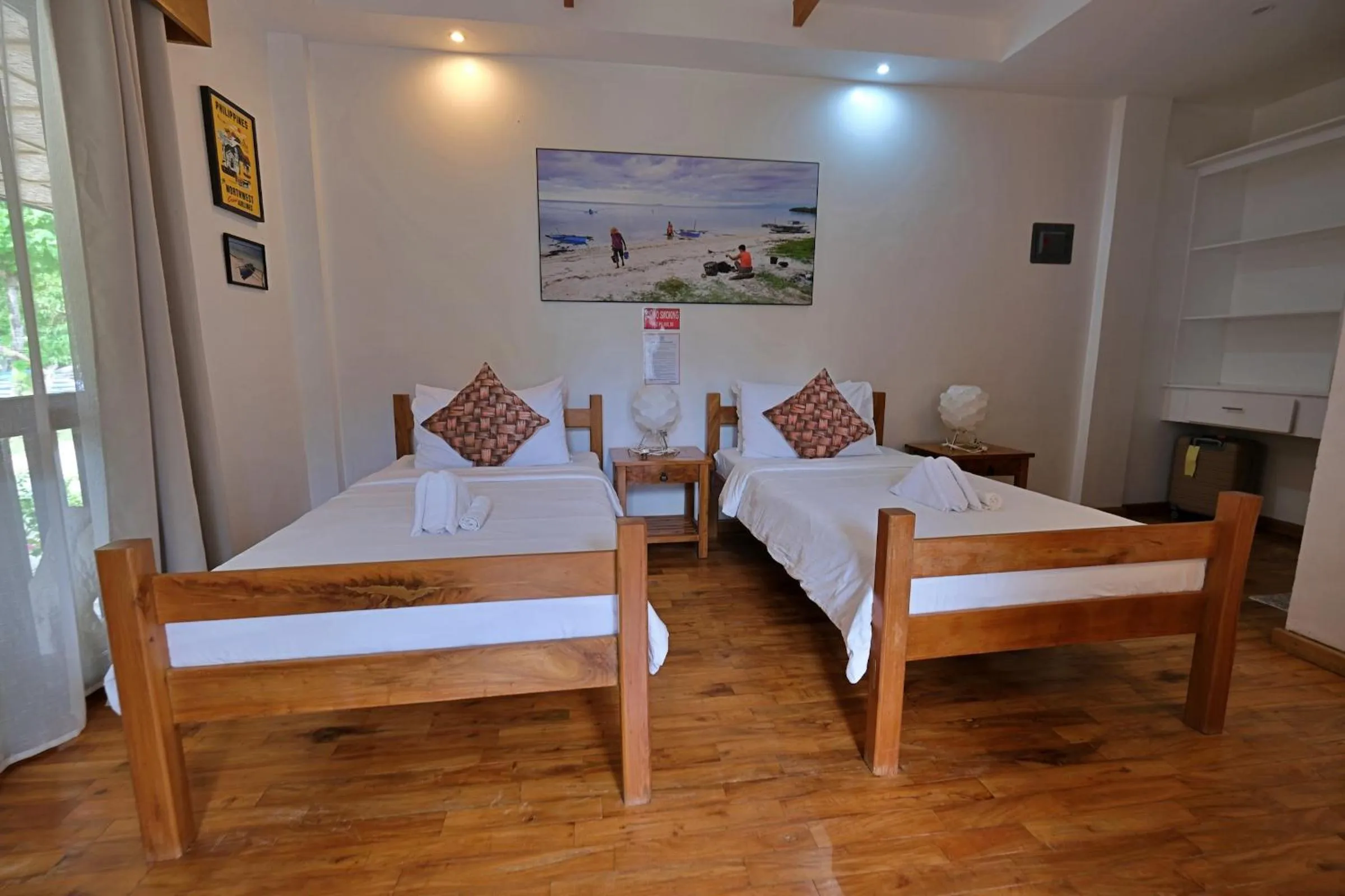 Bed in White Villas Resort