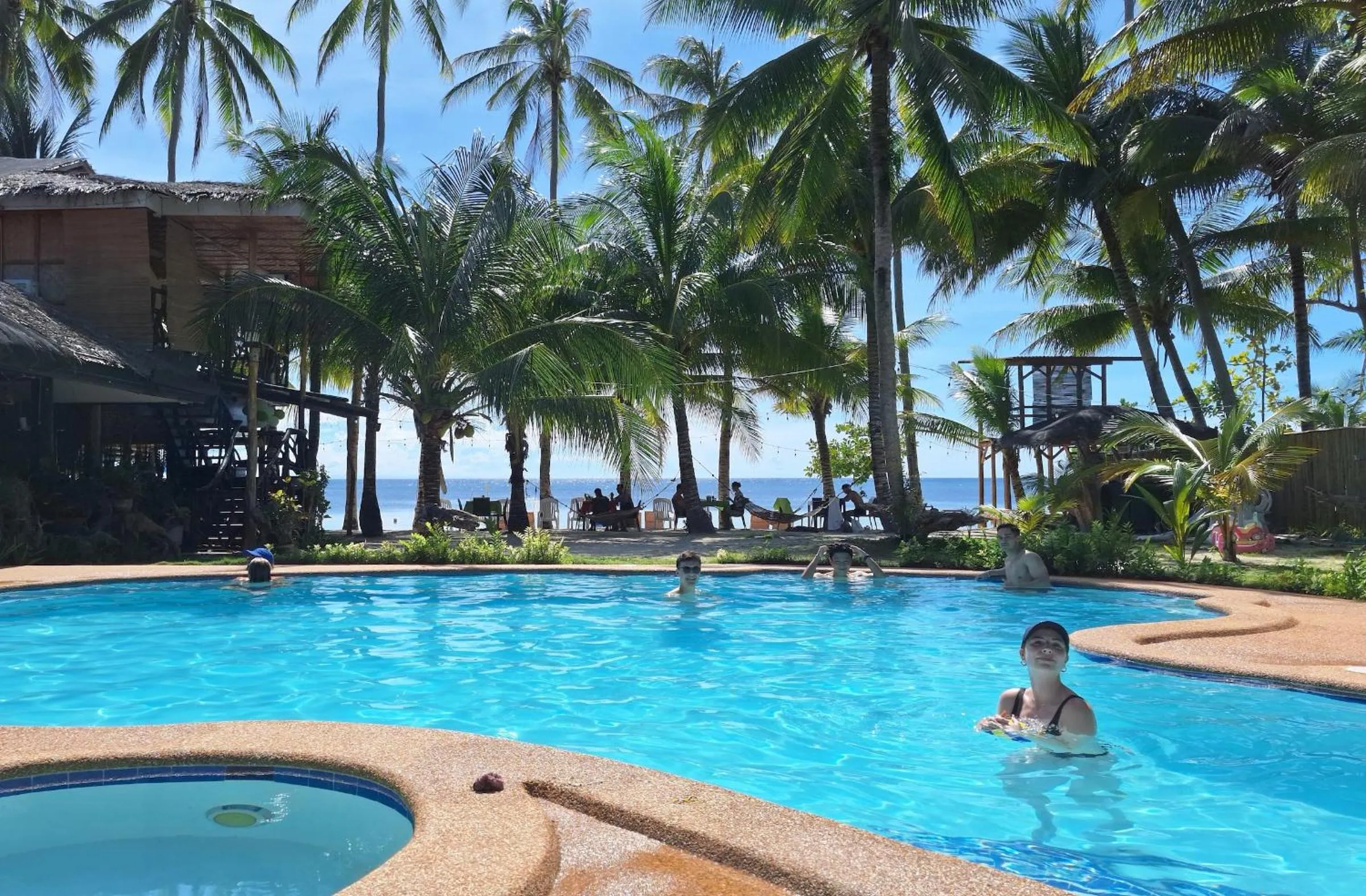 Pool view in White Villas Resort