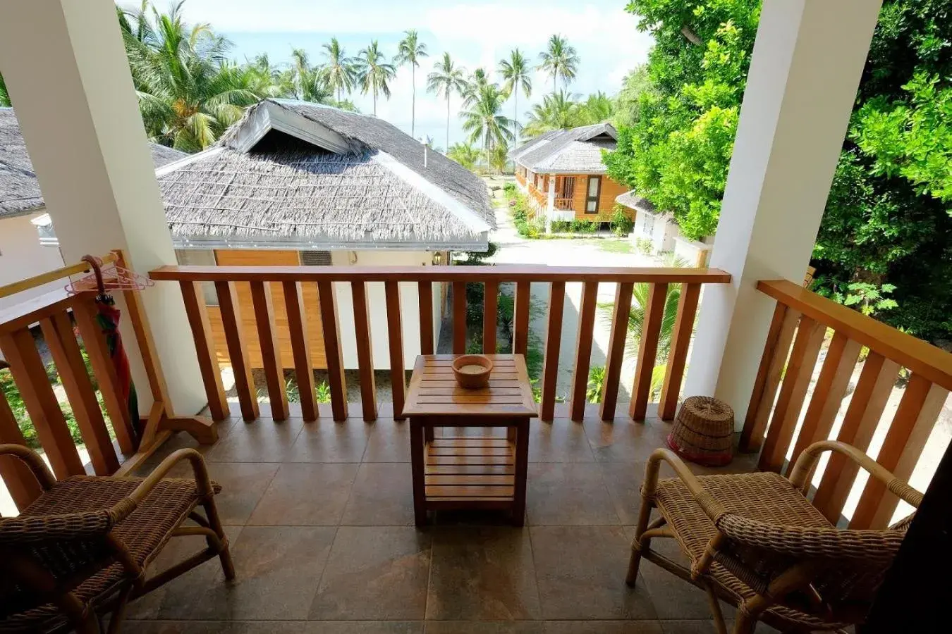 Bedroom, Balcony/Terrace in White Villas Resort