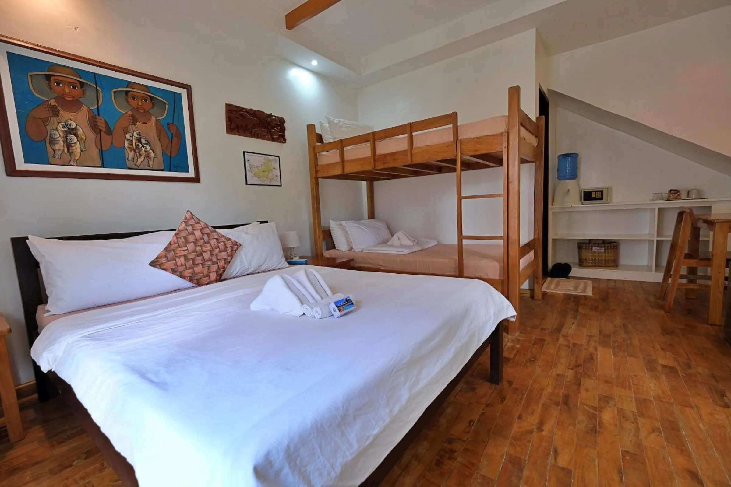 Bed in White Villas Resort