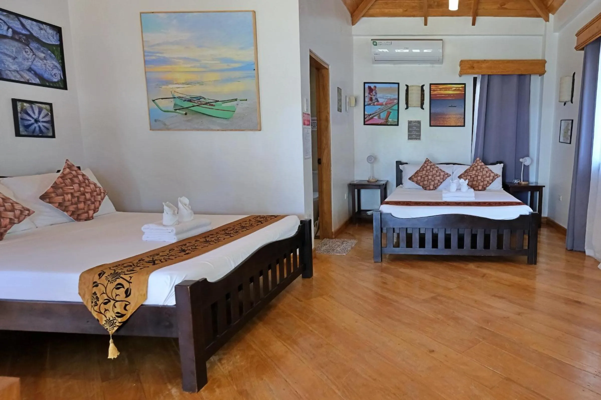 Bed in White Villas Resort