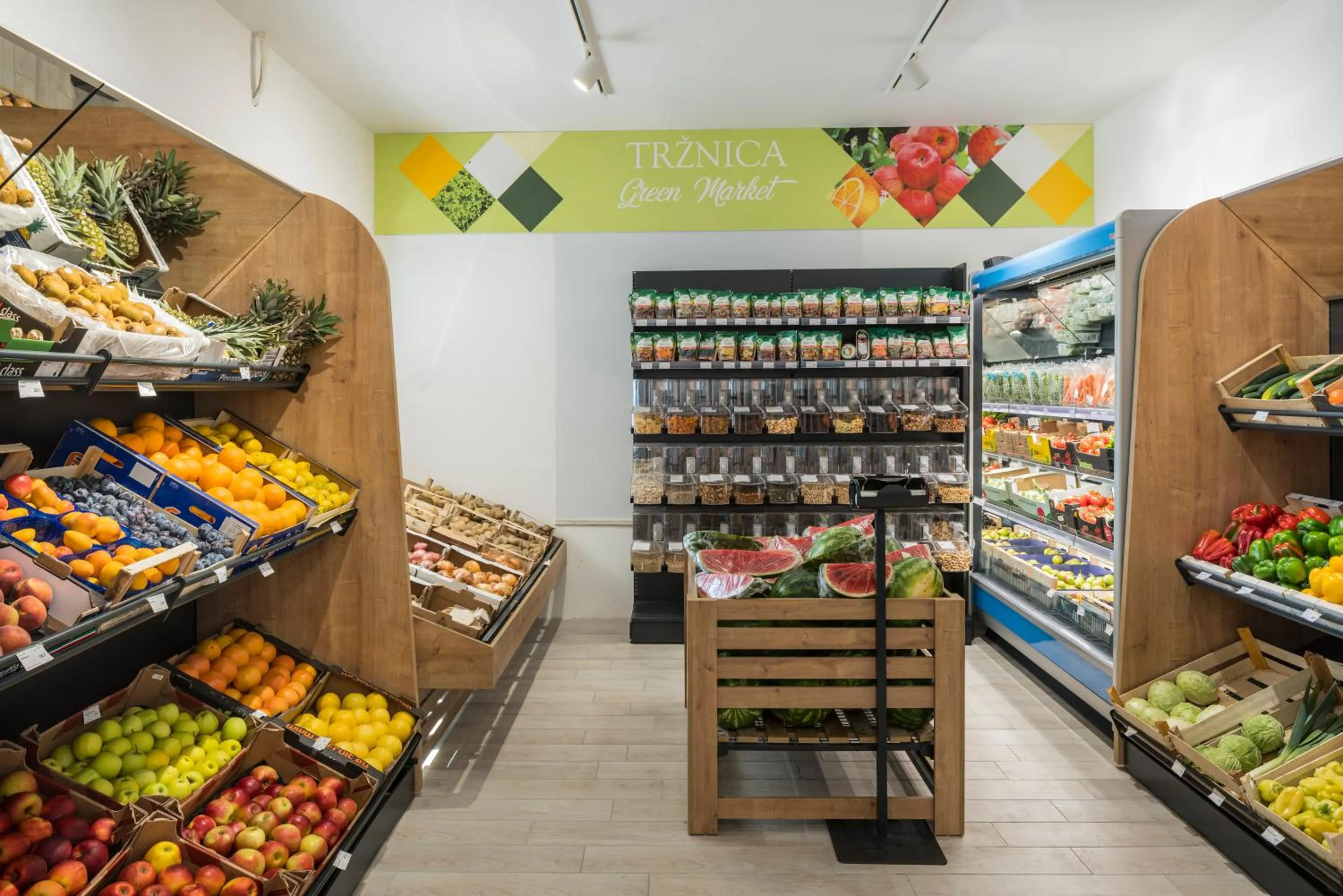 On-site shops in Falkensteiner Premium Mobile Homes and Camping Zadar