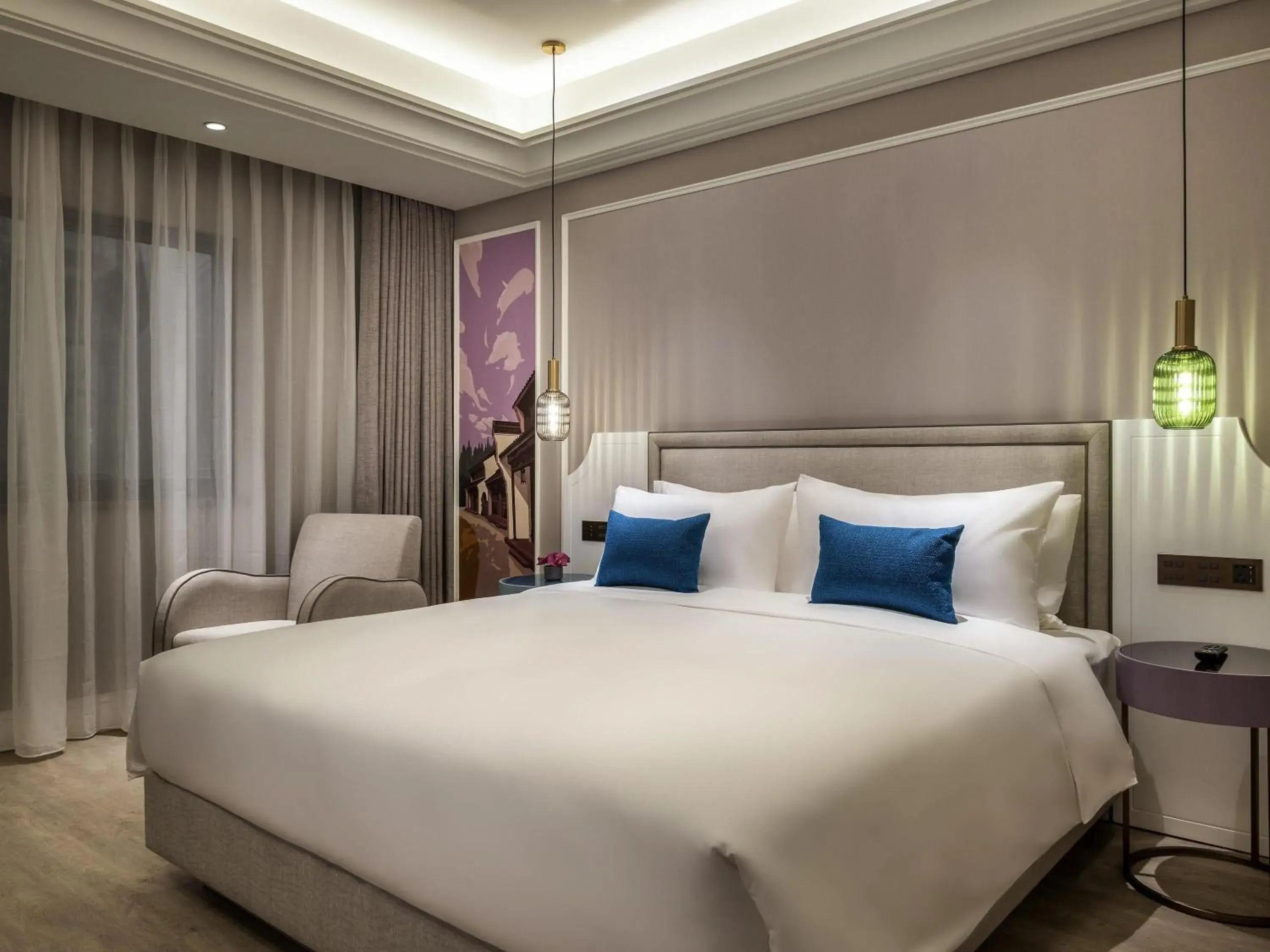 Bedroom, Bed in Mercure Hangzhou Xixi Wetland Bedroom, Bed in Mercure Hangzhou Xixi Wetland