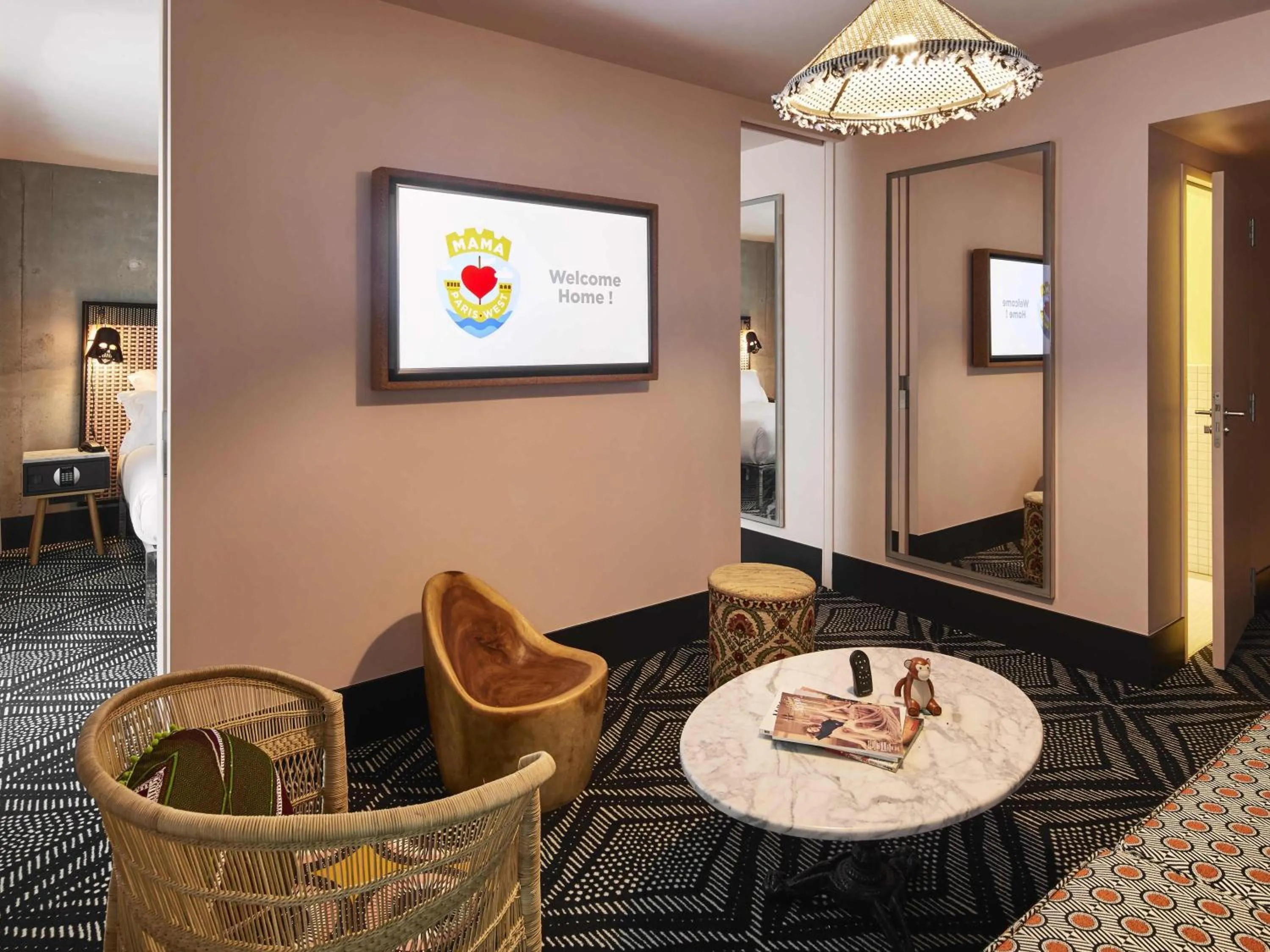 Bedroom in Mama Shelter Paris West