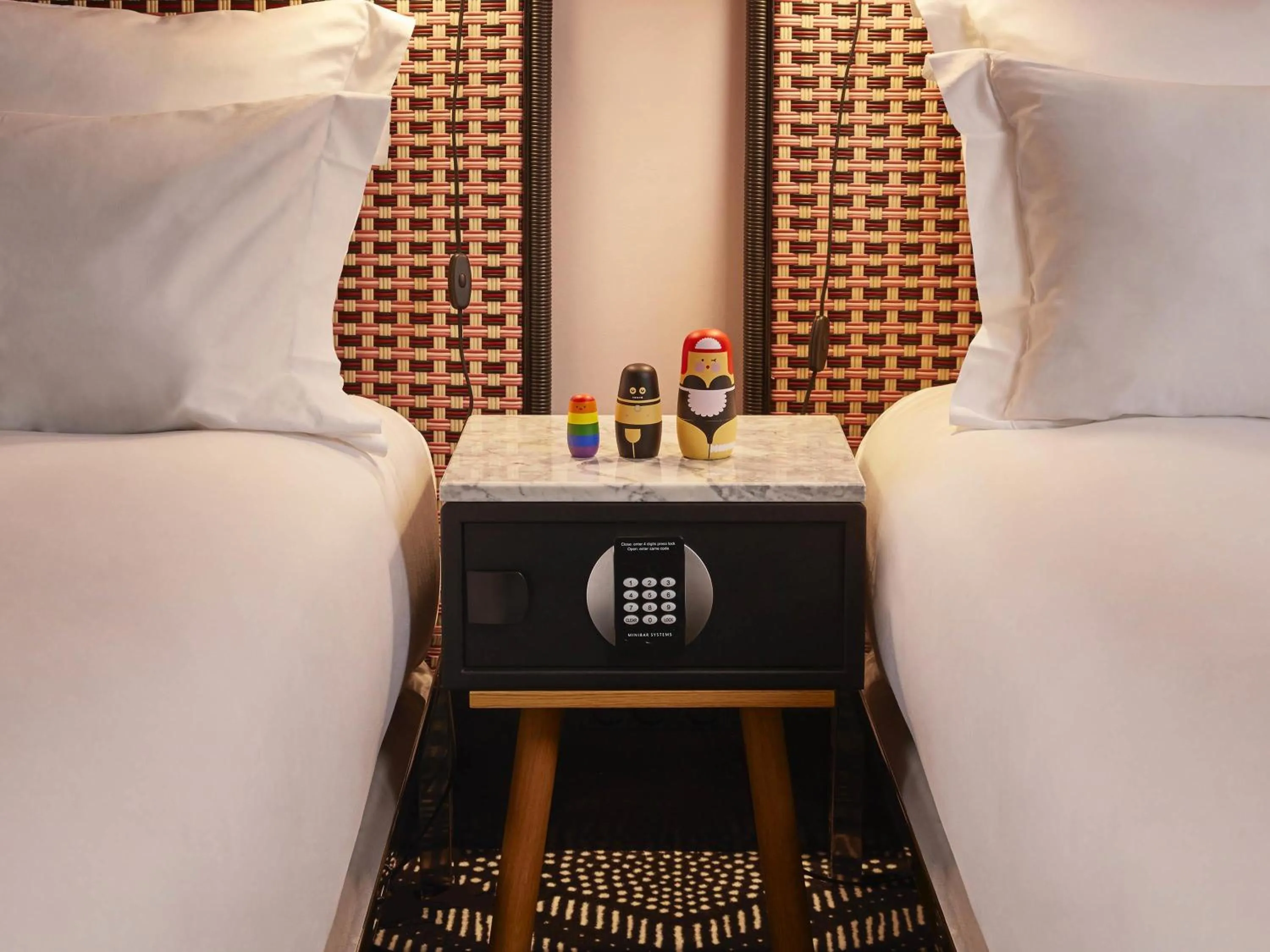 Bedroom, Bed in Mama Shelter Paris West