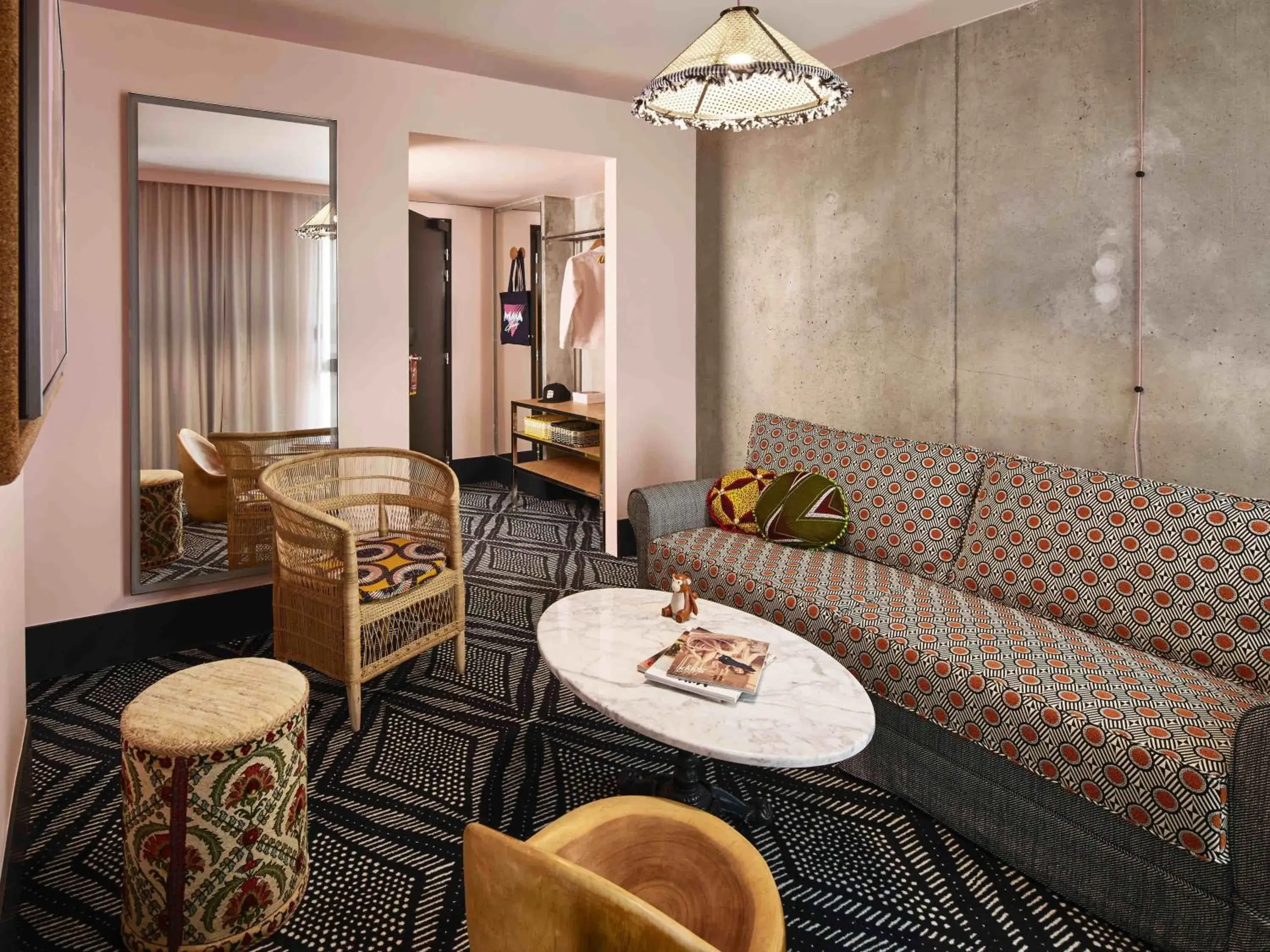 Bedroom in Mama Shelter Paris West Bedroom in Mama Shelter Paris West