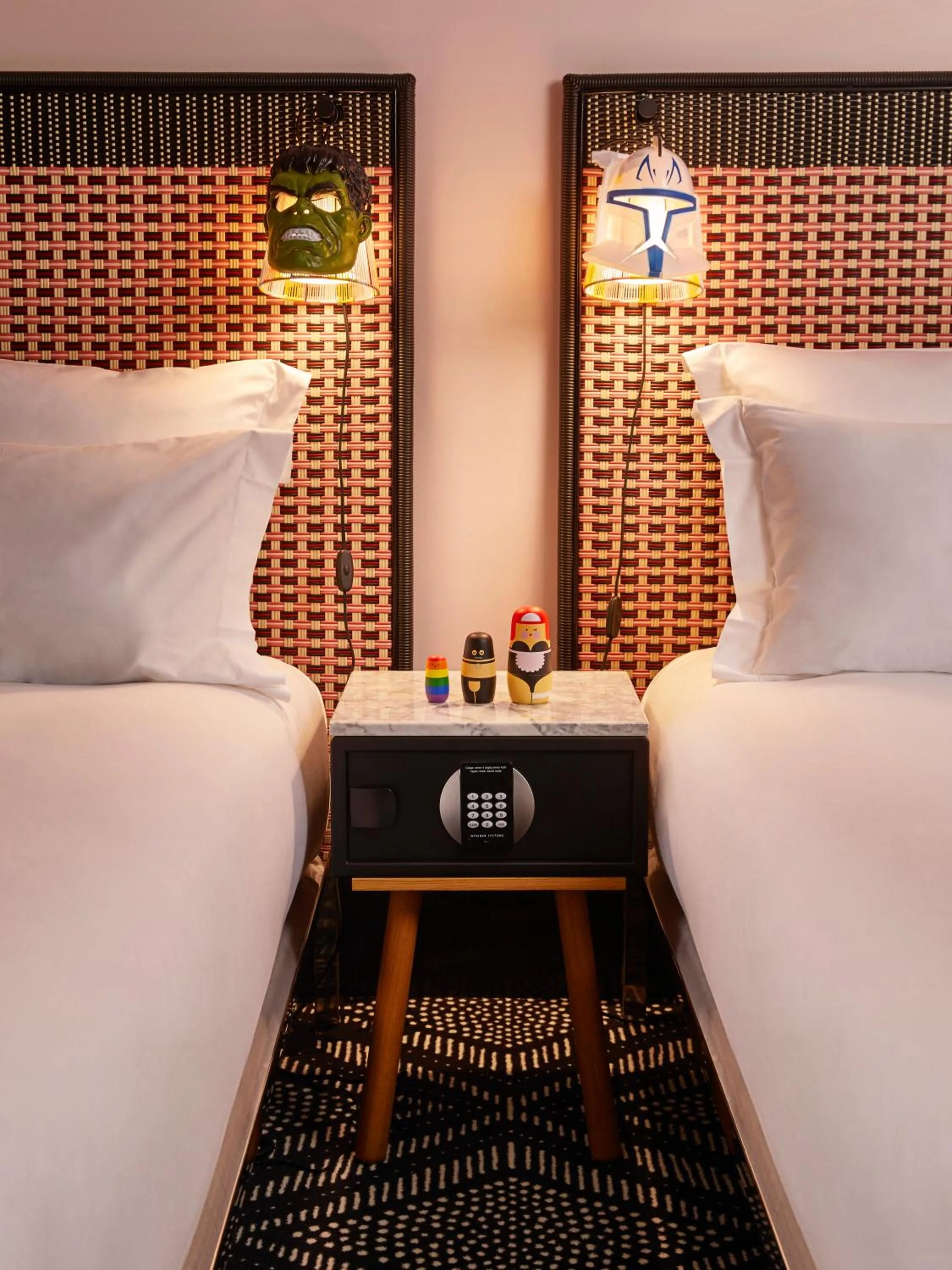 Bed in Mama Shelter Paris West