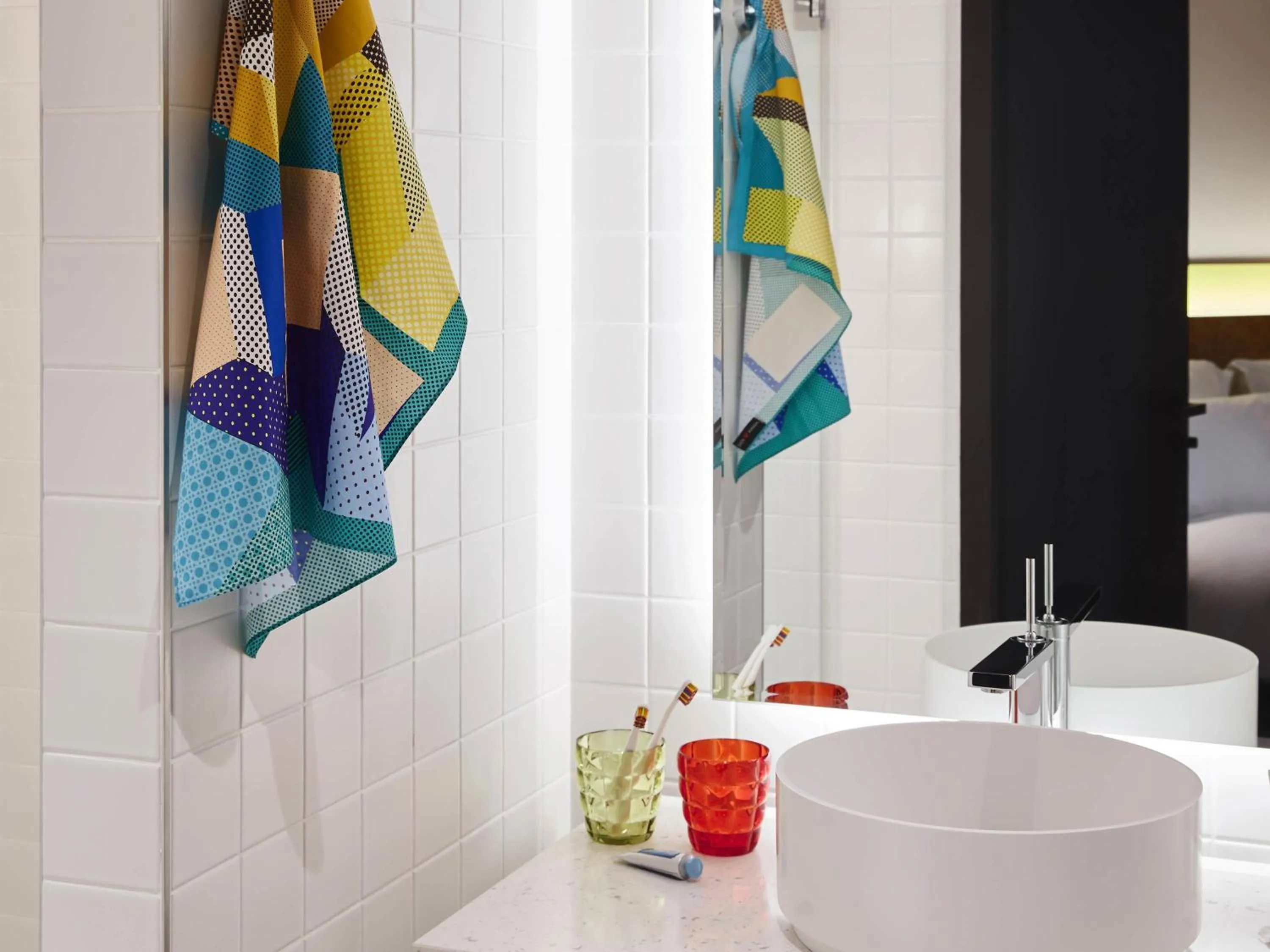 Bedroom in Mama Shelter Lille