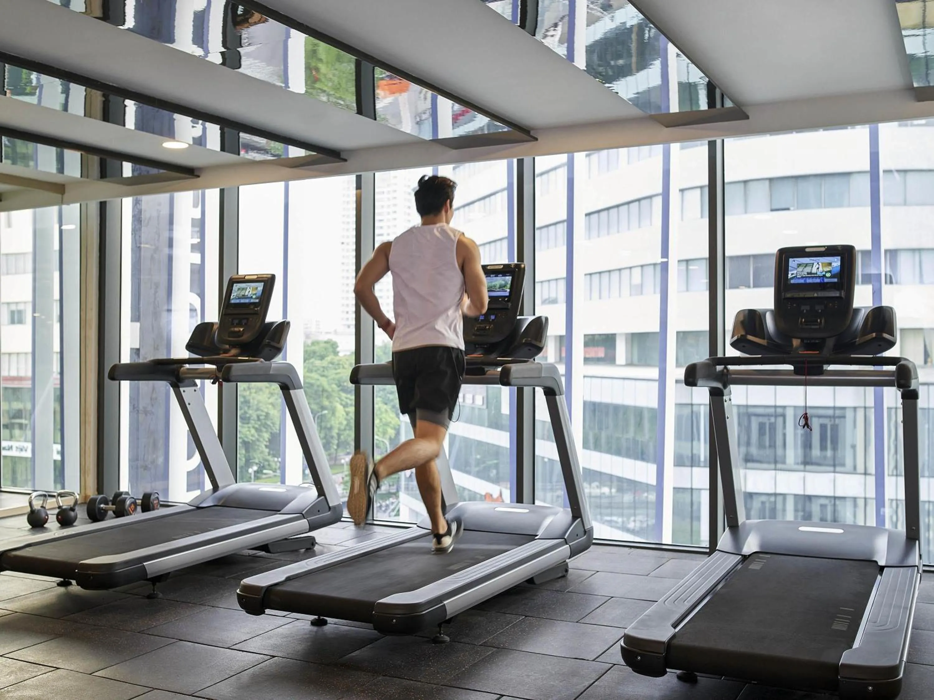Fitness centre/facilities in Novotel Hanoi Thai Ha