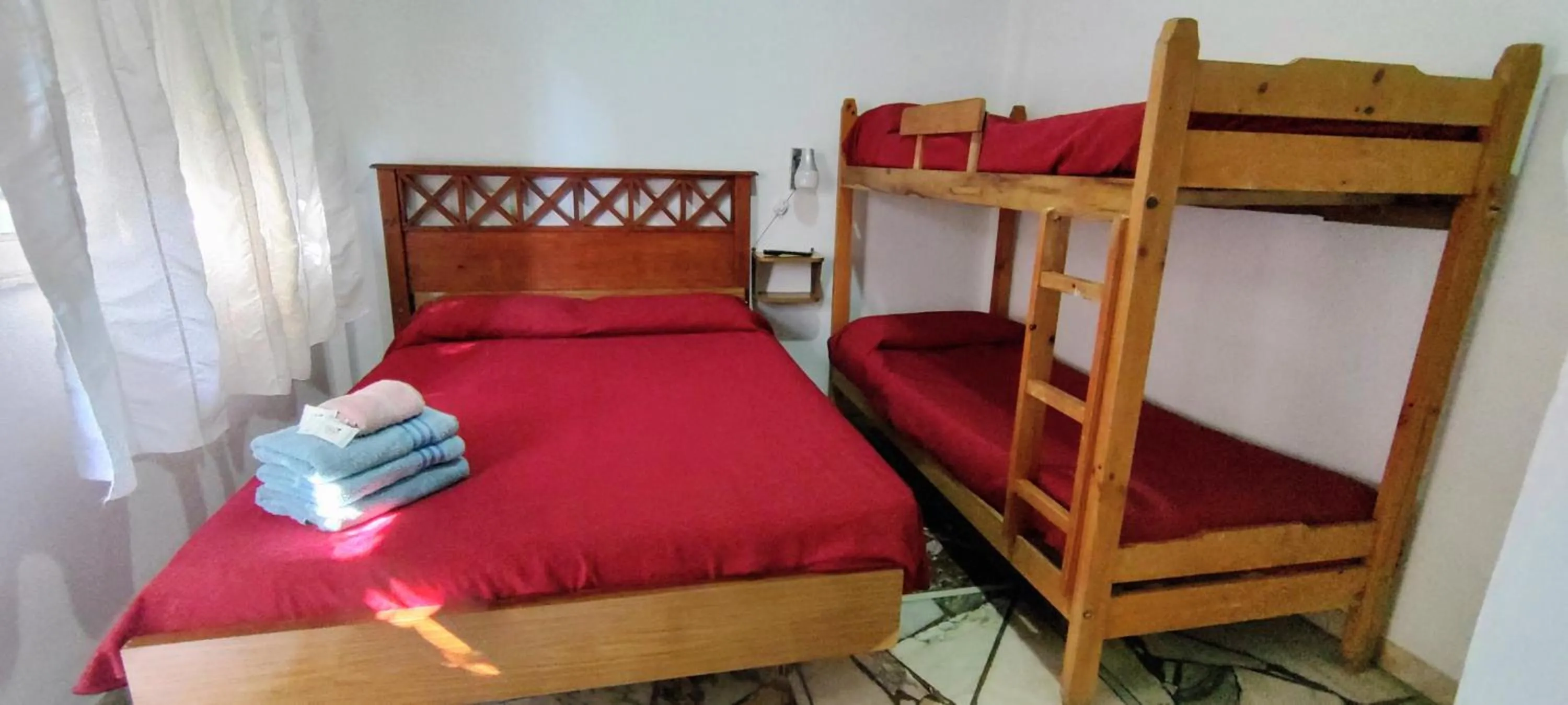 Bedroom, Bed in Hostel Megaró
