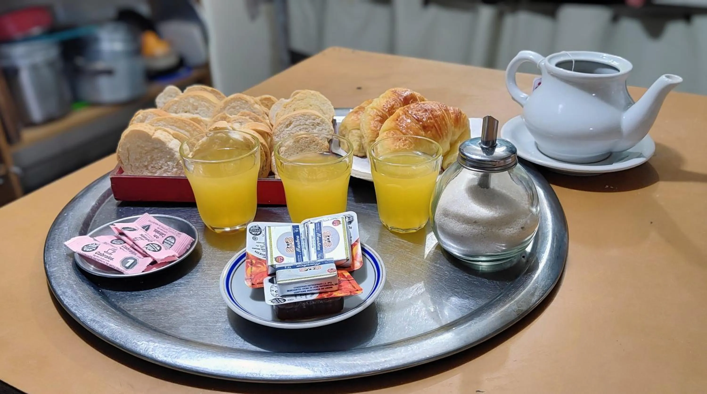 Breakfast in Hostel Megaró