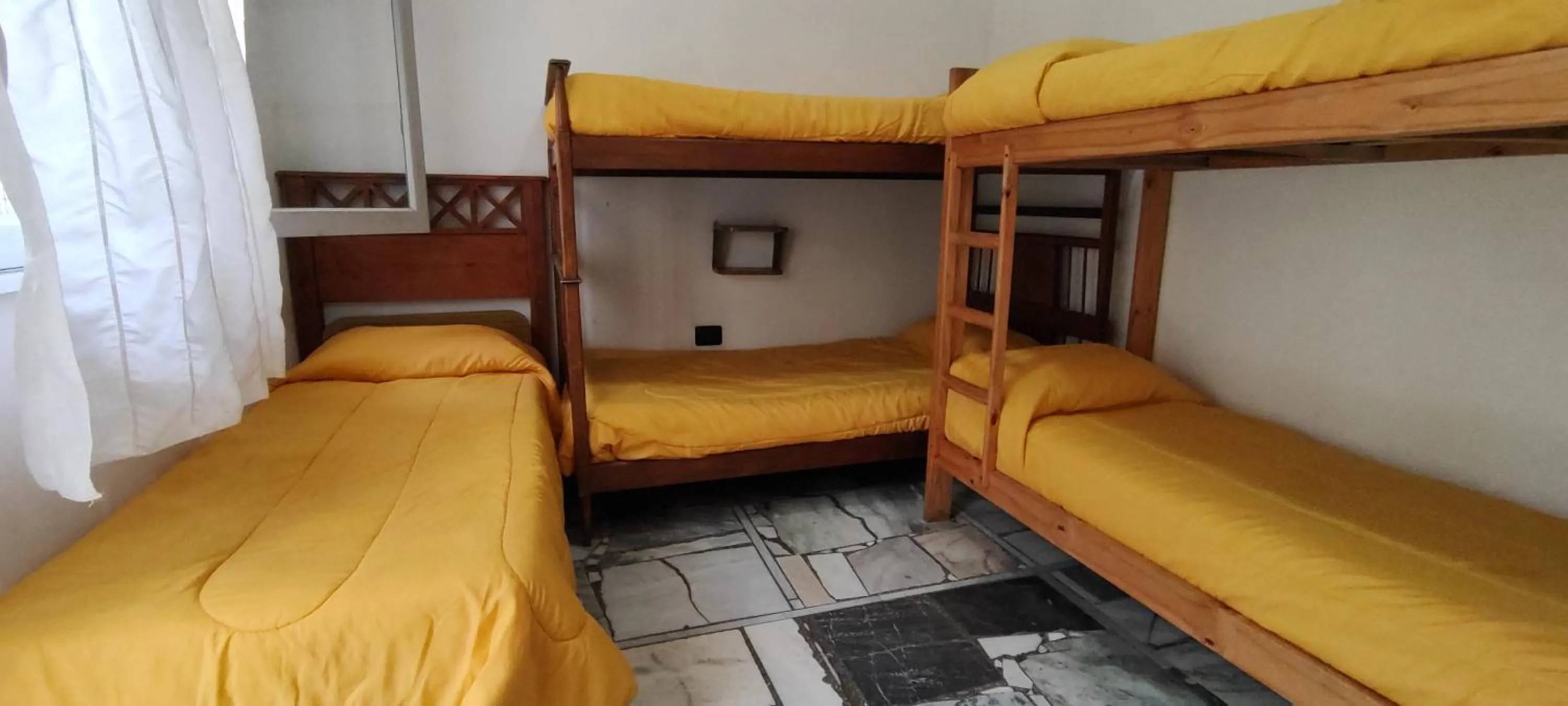 Bedroom, Bed in Hostel Megaró