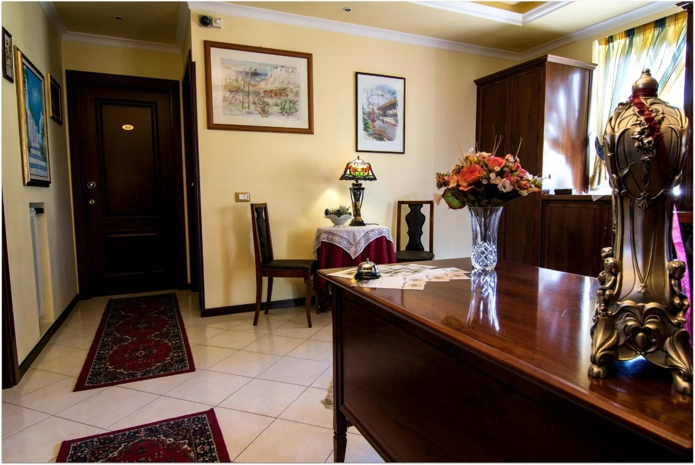 Lobby or reception in B&B Degli Amici