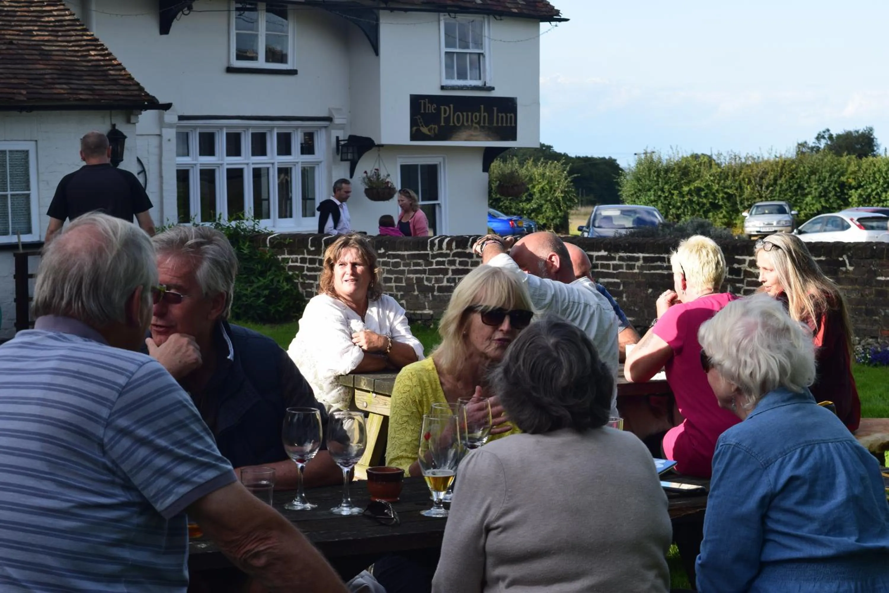 Garden in The Plough Inn