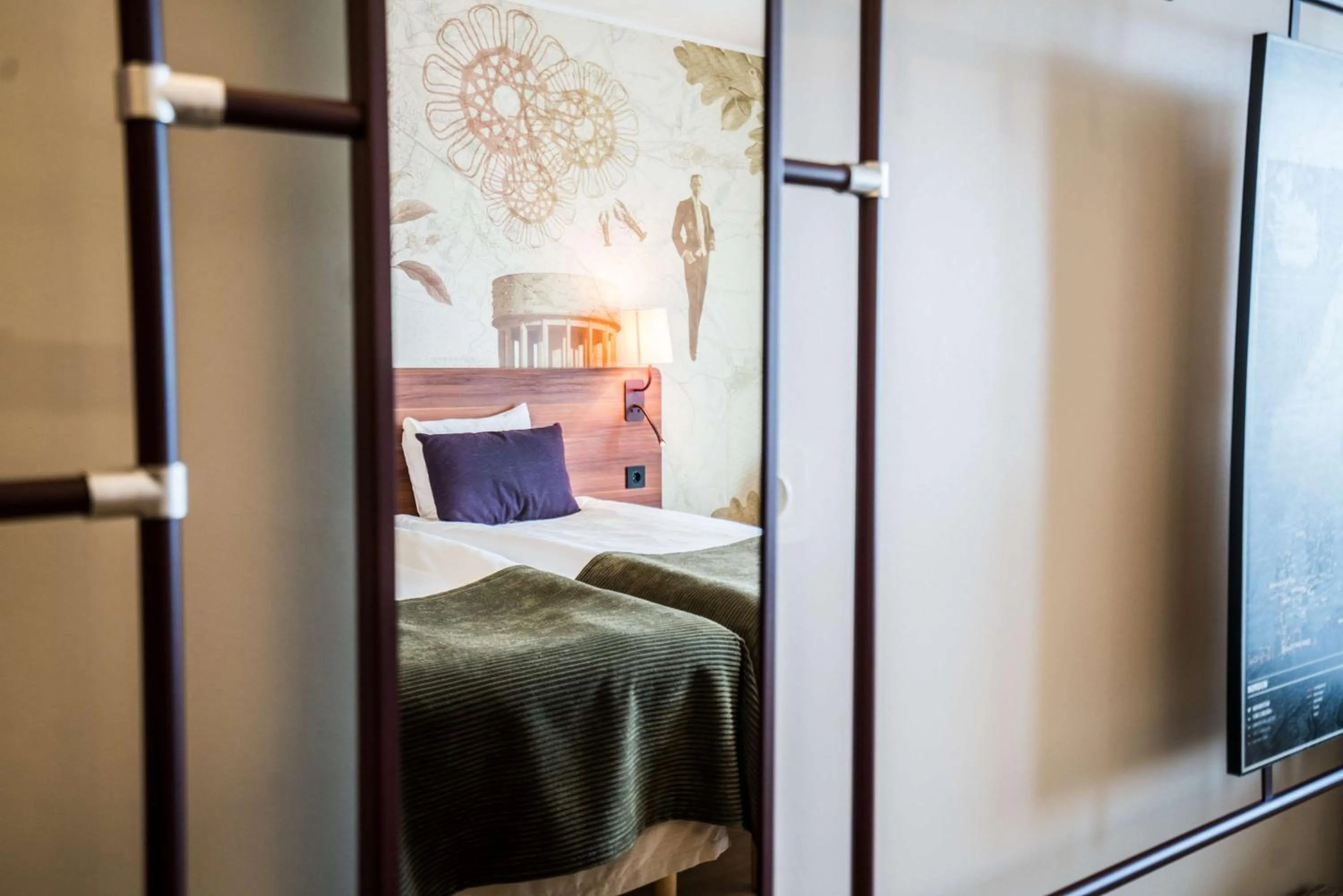 Bedroom, Bed in Scandic Kungens Kurva