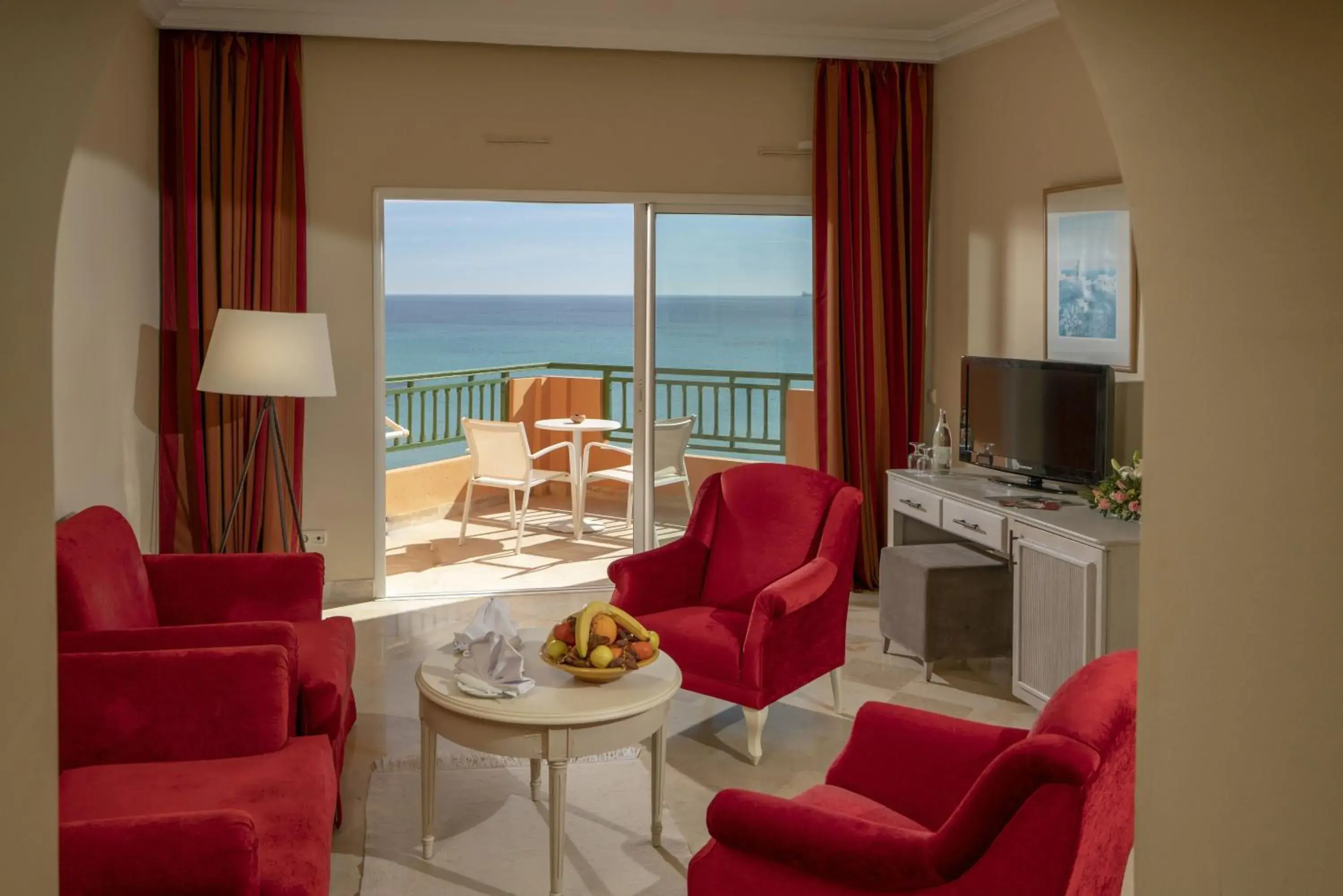 Living room in El Ksar Resort & Thalasso Living room in El Ksar Resort & Thalasso