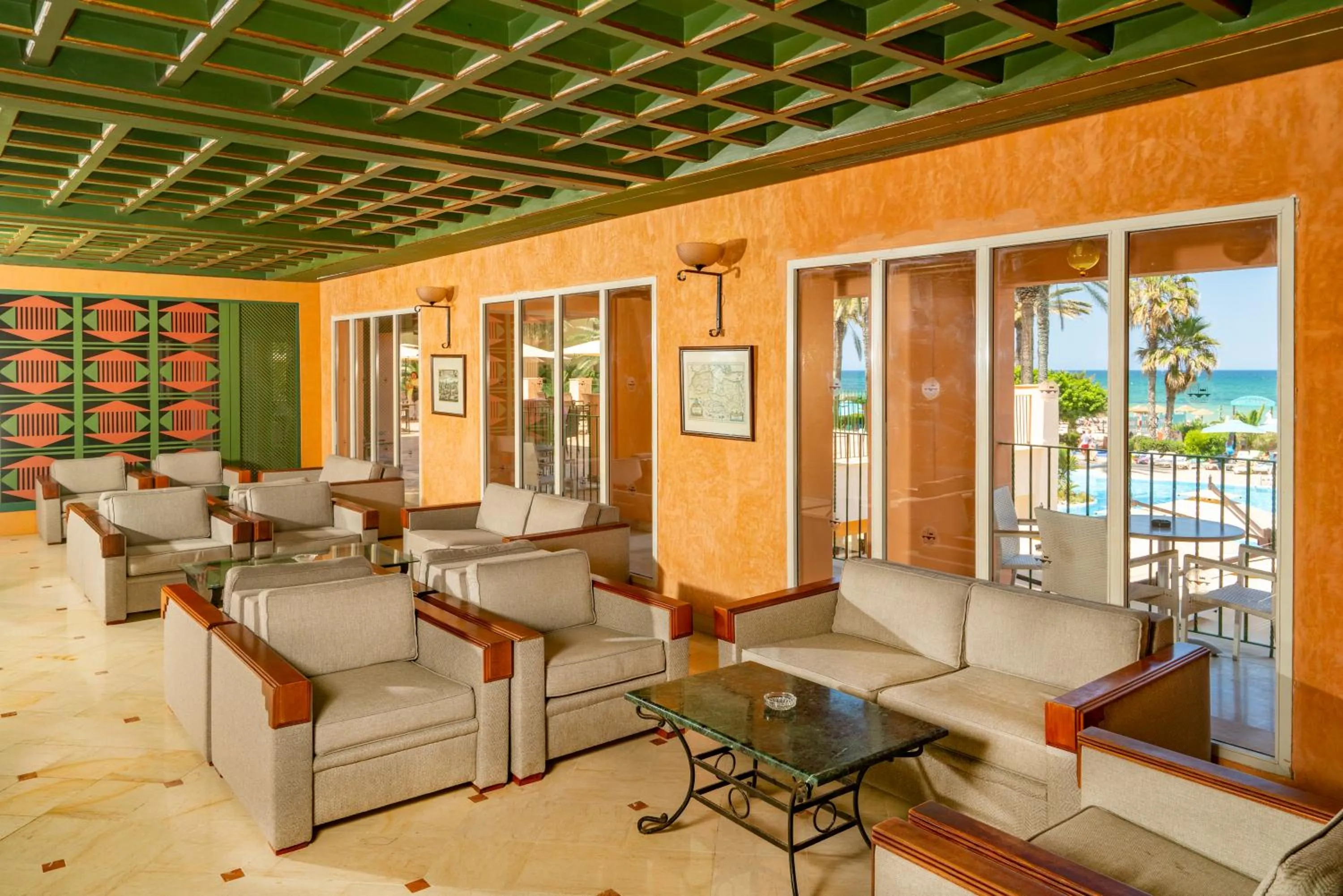 Seating area in El Ksar Resort & Thalasso