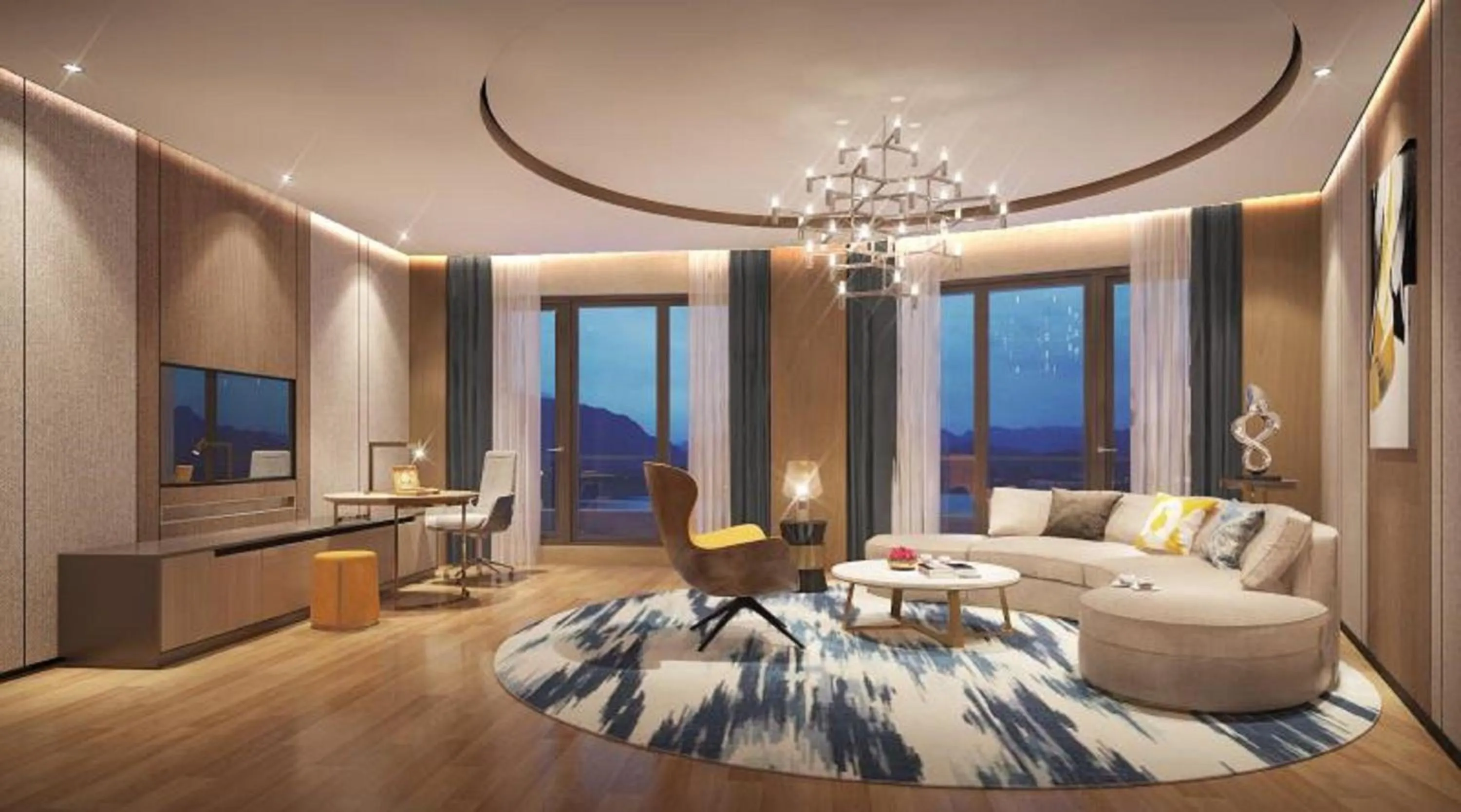 Bedroom in Crowne Plaza Huzhou by IHG