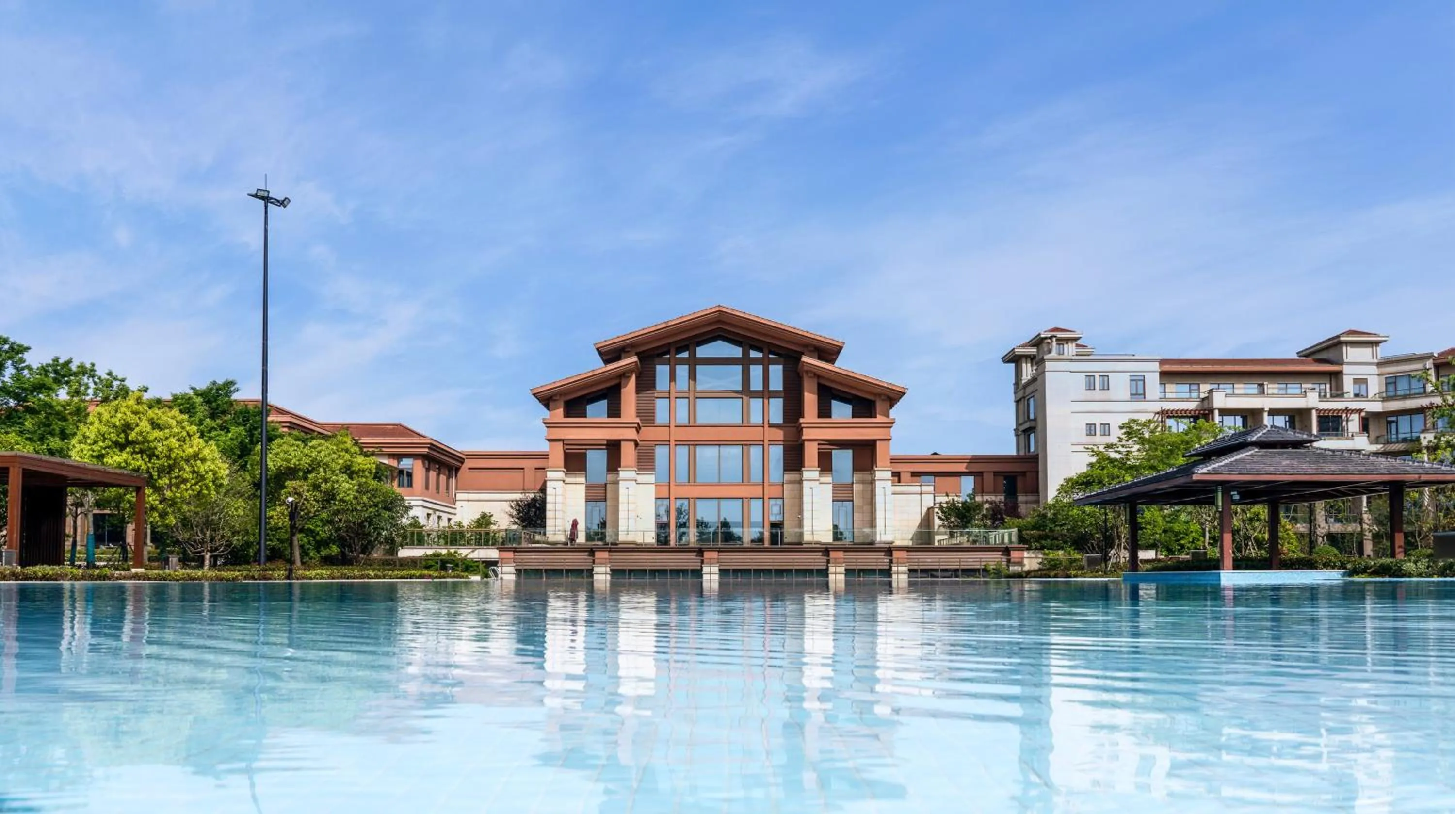 Swimming pool in Crowne Plaza Huzhou by IHG