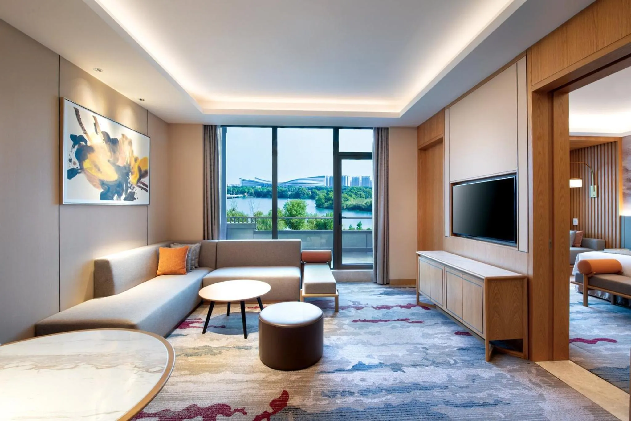 Bedroom in Crowne Plaza Huzhou by IHG