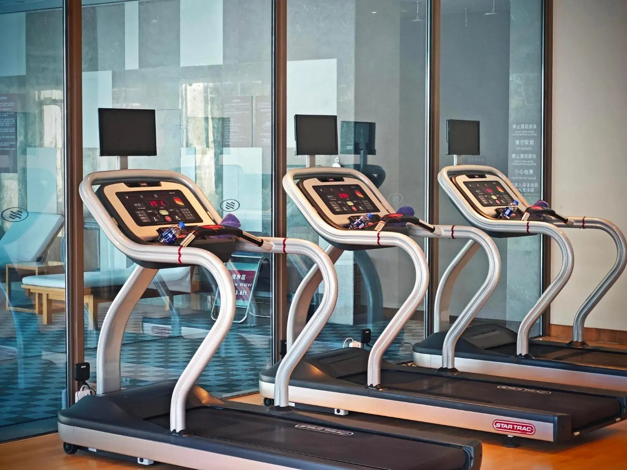 Fitness centre/facilities in Crowne Plaza Huzhou by IHG Fitness centre/facilities in Crowne Plaza Huzhou by IHG