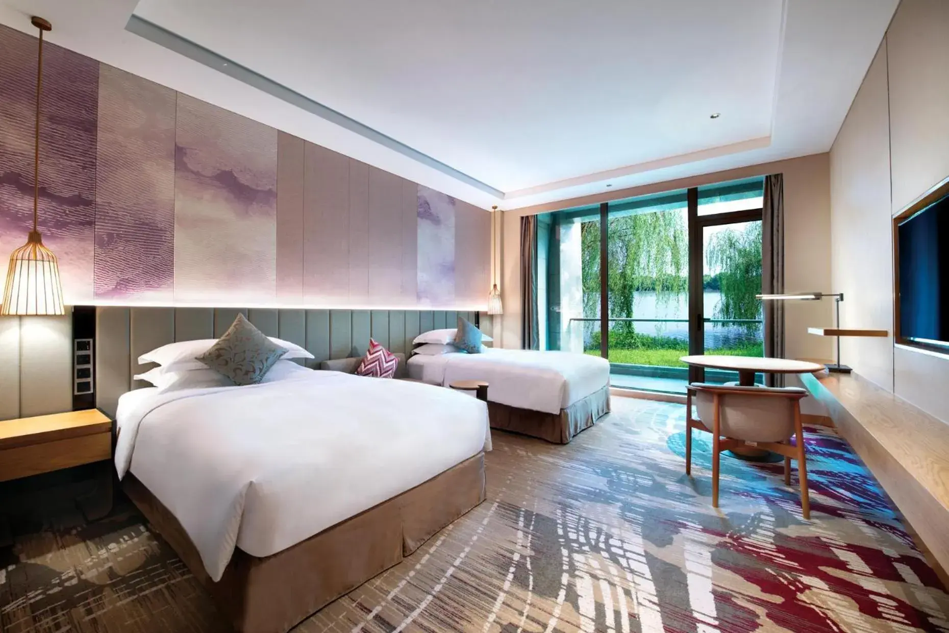 Property building, Bed in Crowne Plaza Huzhou by IHG Property building, Bed in Crowne Plaza Huzhou by IHG