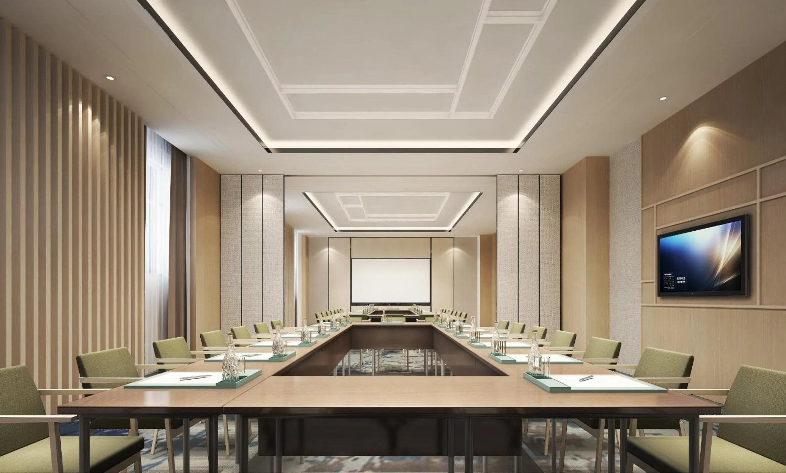 Meeting/conference room in Crowne Plaza Huzhou by IHG