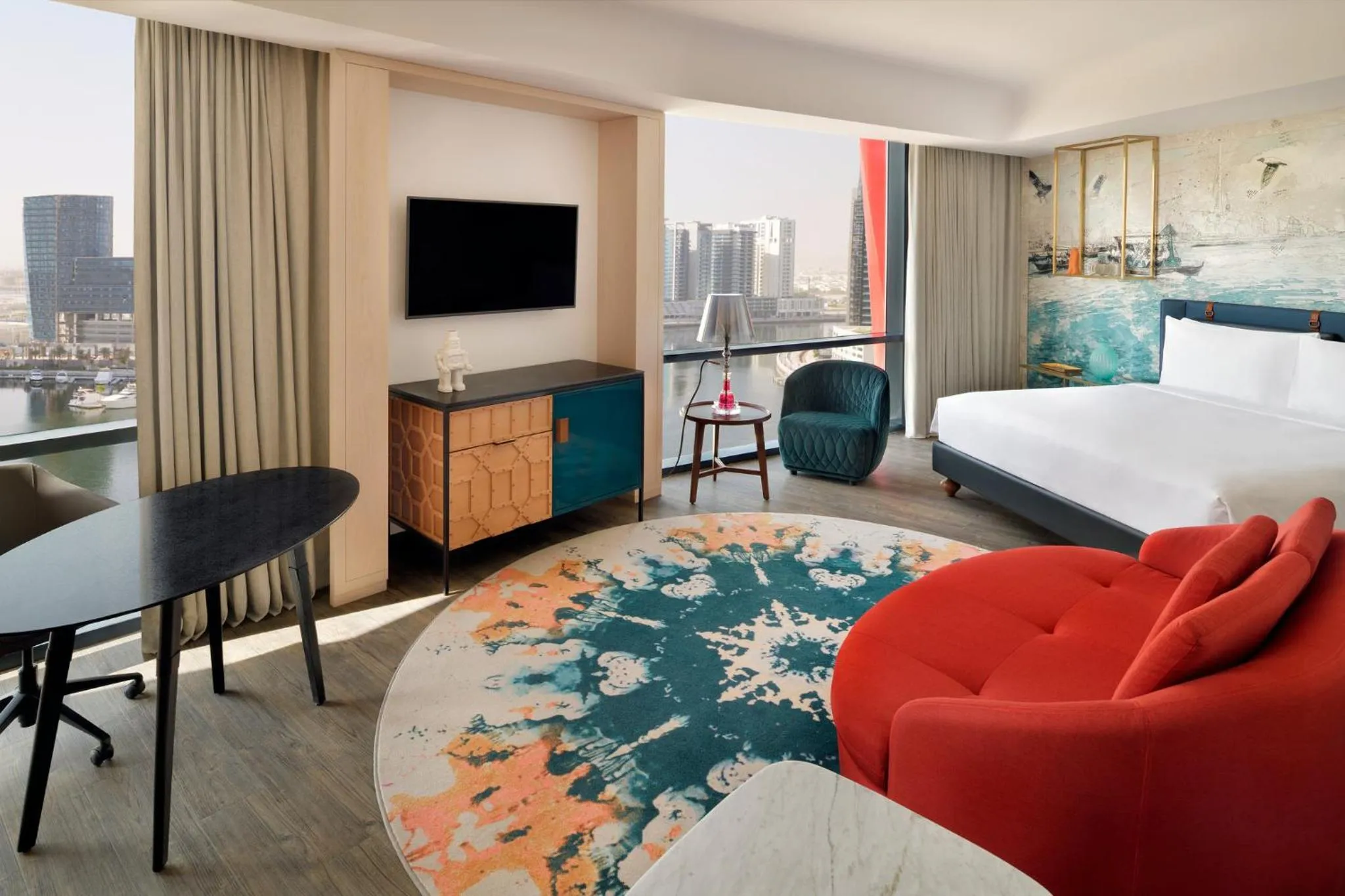 Photo of the whole room, Bed in Hotel Indigo Dubai Downtown by IHG