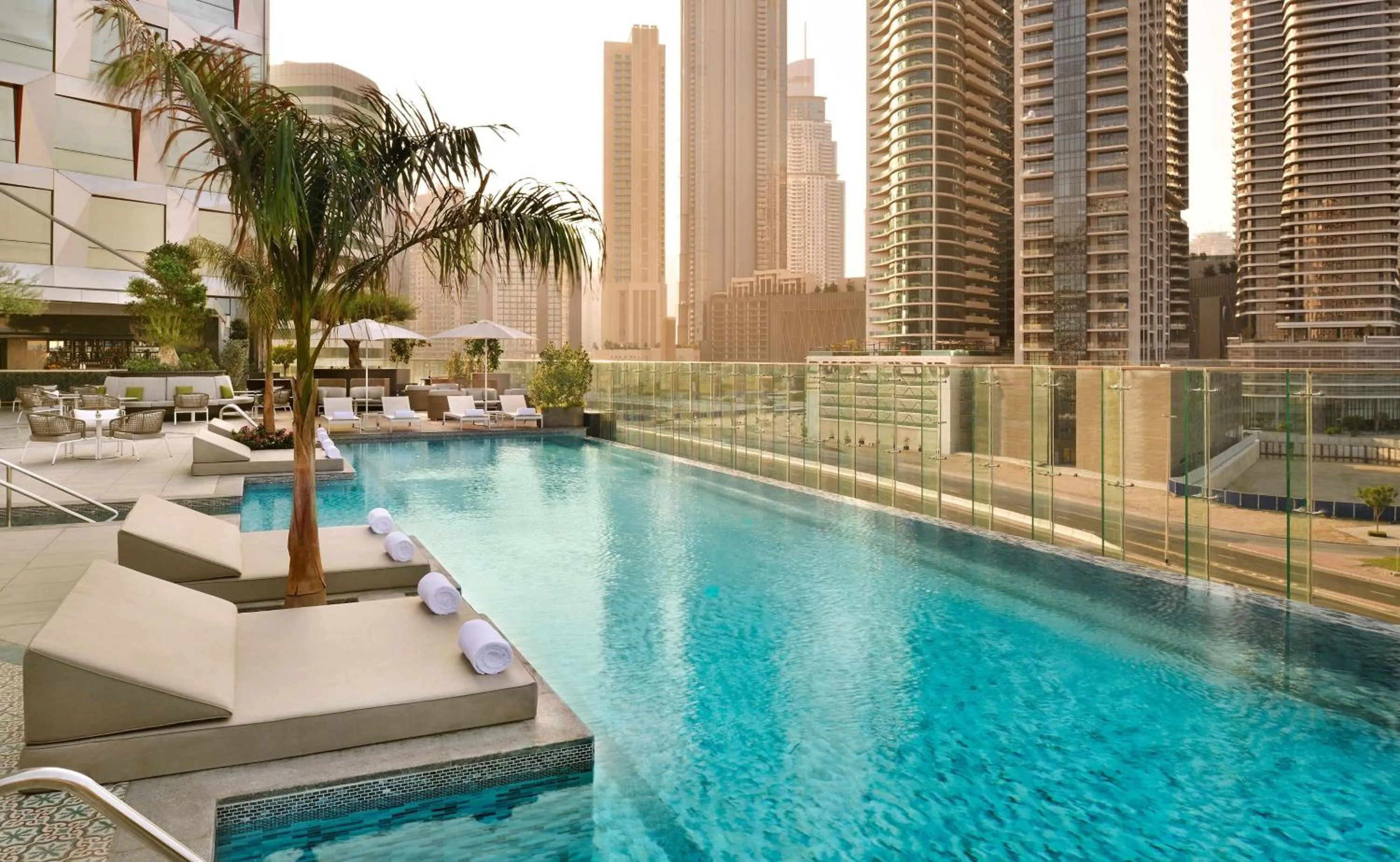 Swimming pool in Hotel Indigo Dubai Downtown by IHG